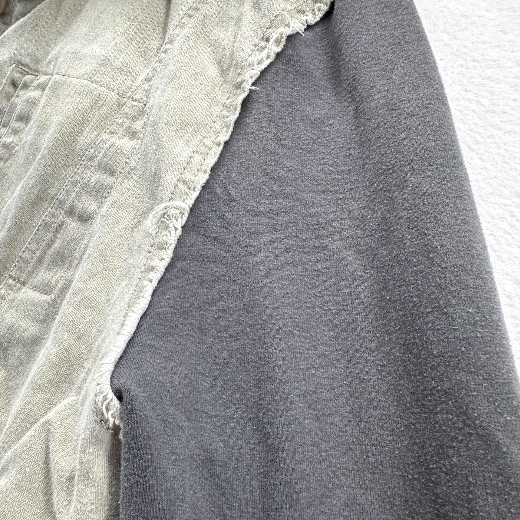 BKE BKE Jacket Mens Large Green Canvas Hooded Military Field Utility Zip Jacket Size US L / EU 52-54 / 3 - 3 Thumbnail