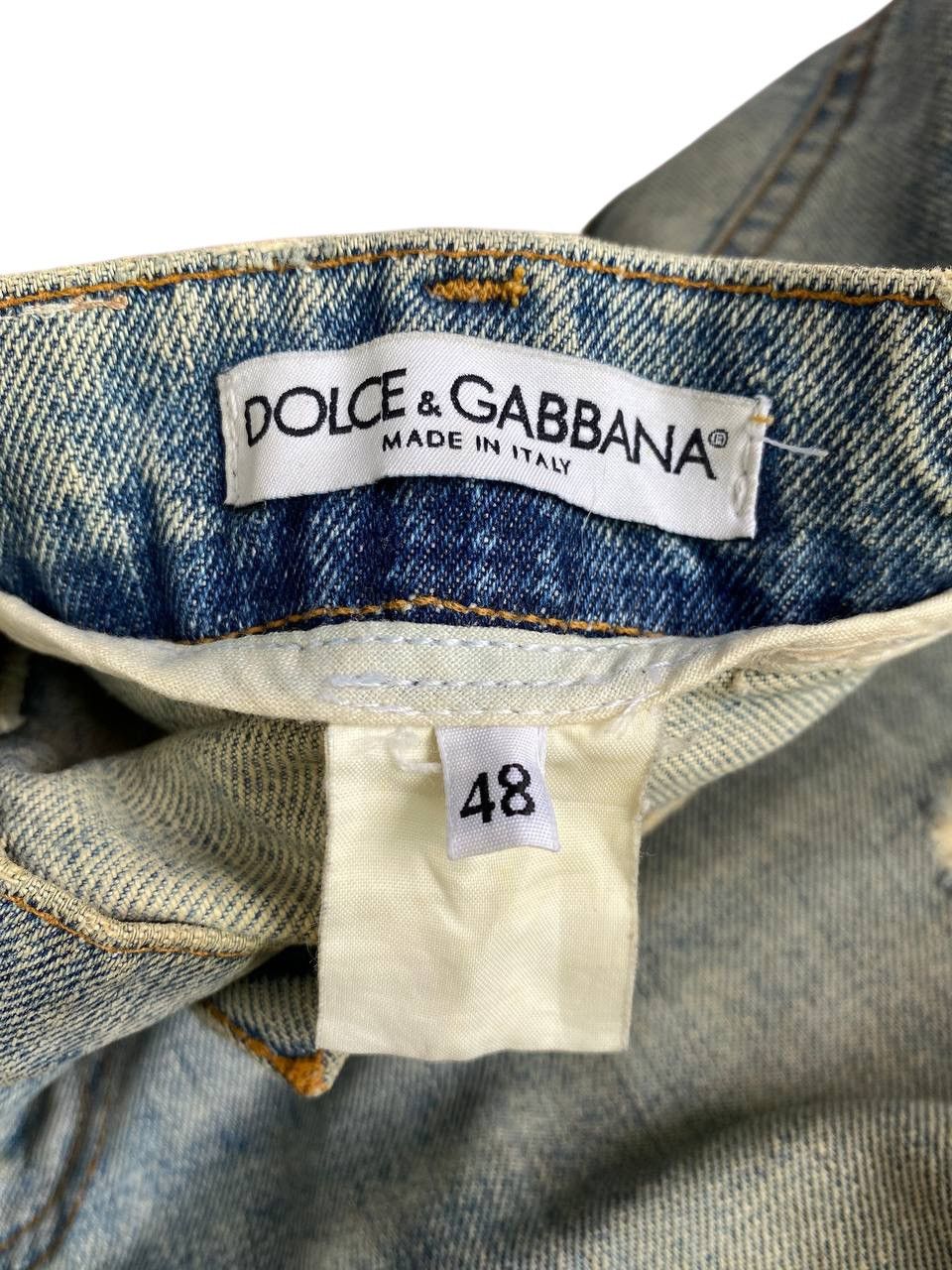 Dolce & Gabbana 2000’s Dolce Gabbana Thrashed Slim Fit Denim Size US 34 / EU 50 - 7 Thumbnail