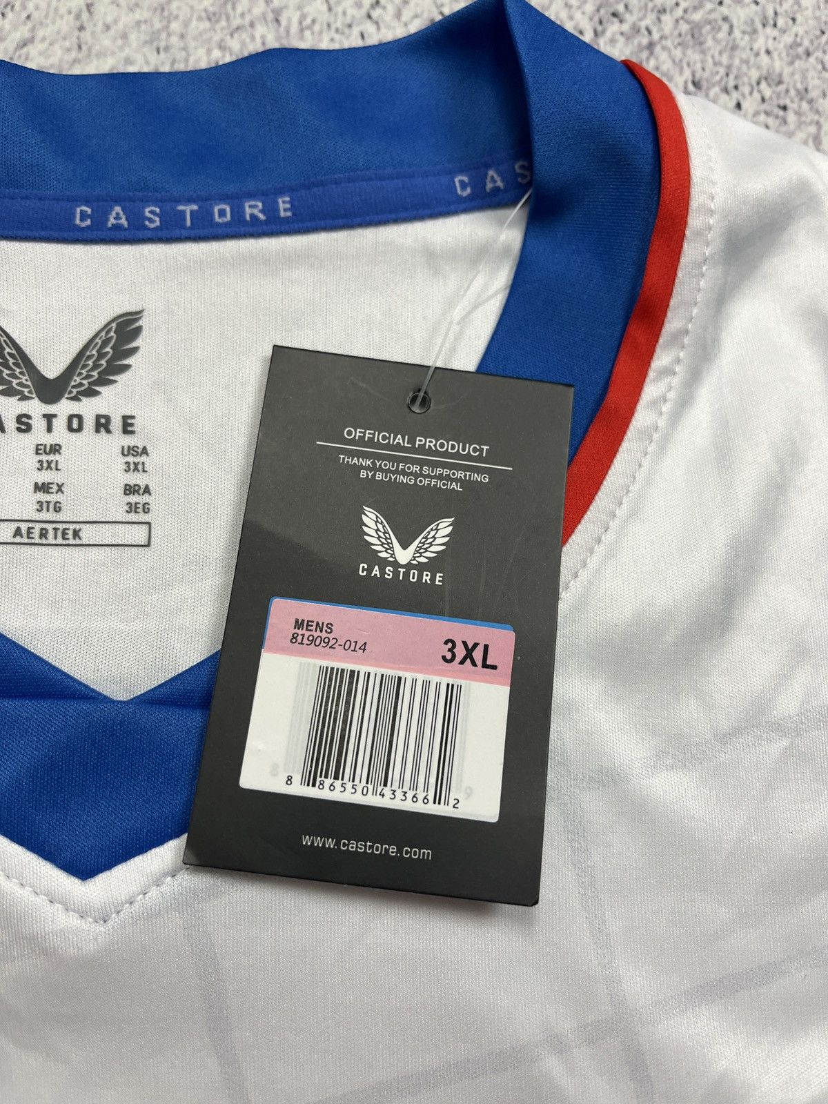 Other Glasgow Rangers 2024/25 Away Football Shirt Soccer Jersey Size US XXL / EU 58 / 5 - 6 Thumbnail