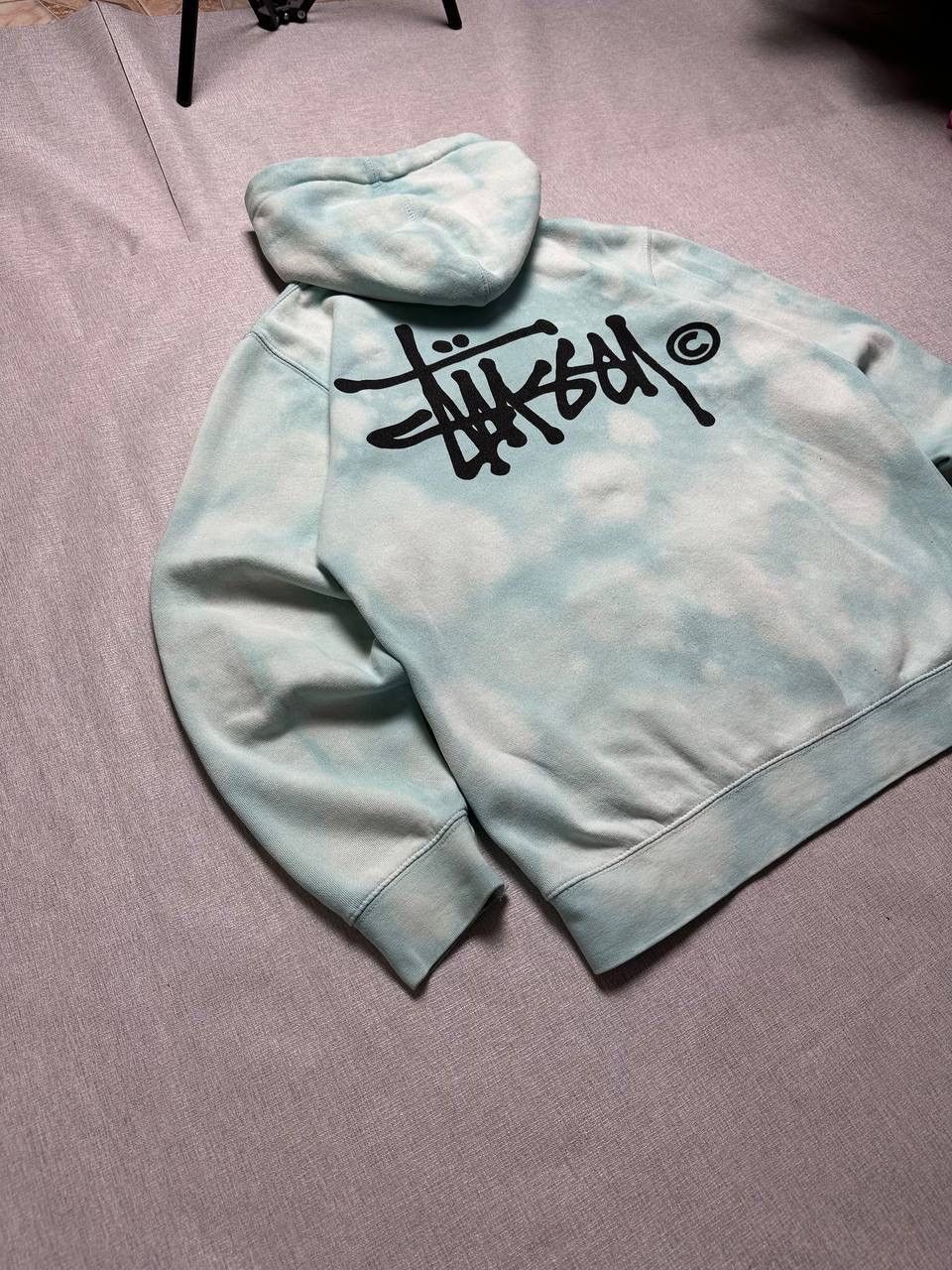 Stussy Stüssy Vintage Skate Hoodie Tie Dye Big Back Logo Sk8 Size US M / EU 48-50 / 2 - 15 Thumbnail