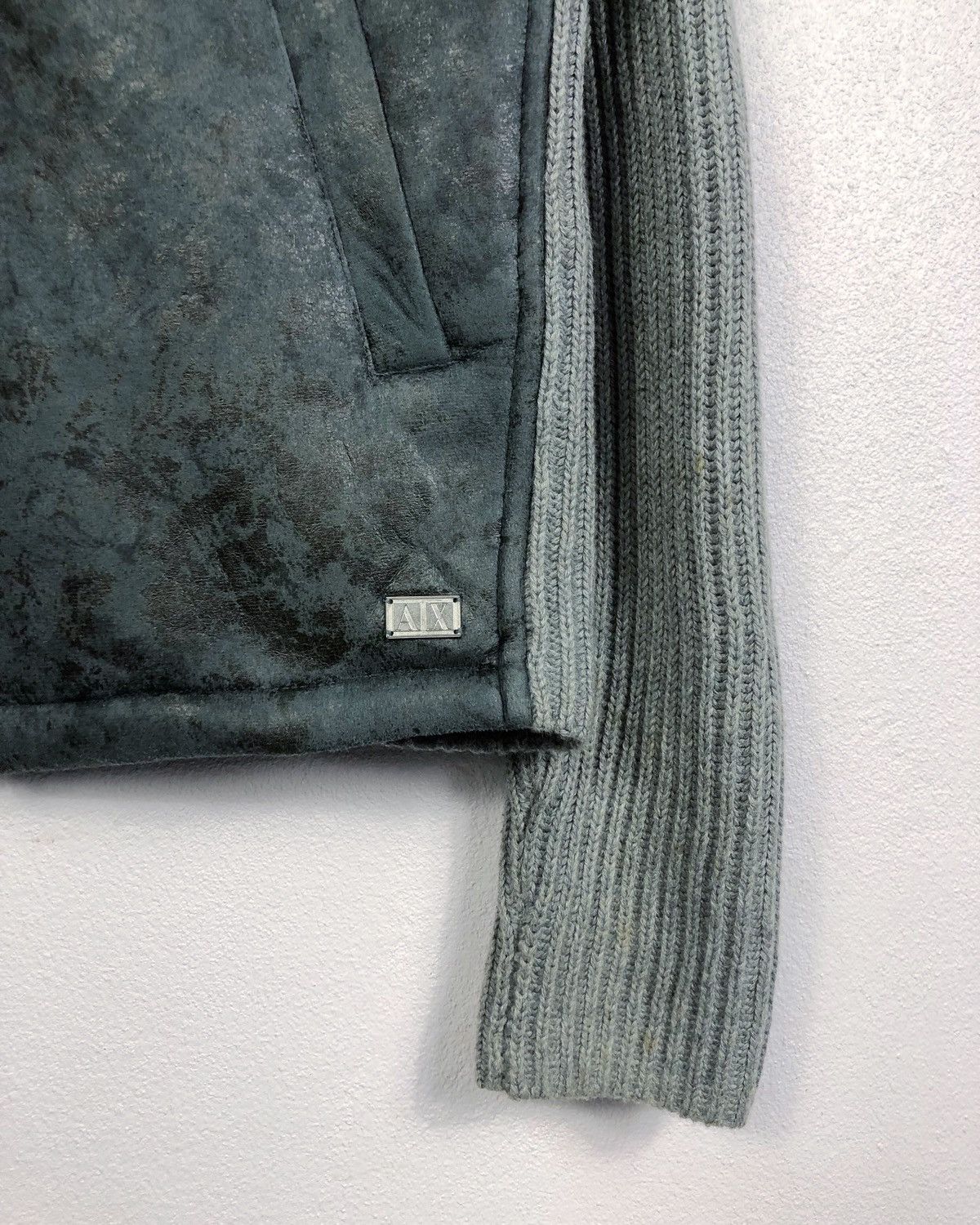 Armani Exchange Rare Armani Exchange AX Acrylic Knitwear Zipper Sweatshirt Size US S / EU 44-46 / 1 - 5 Thumbnail
