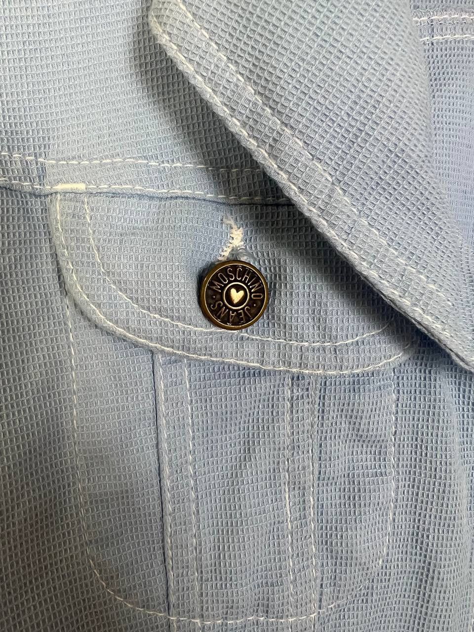 Designer × Moschino × Vintage Vintage Moschino Jeans Denim Jacket Size L / US 10 / IT 46 - 3 Thumbnail