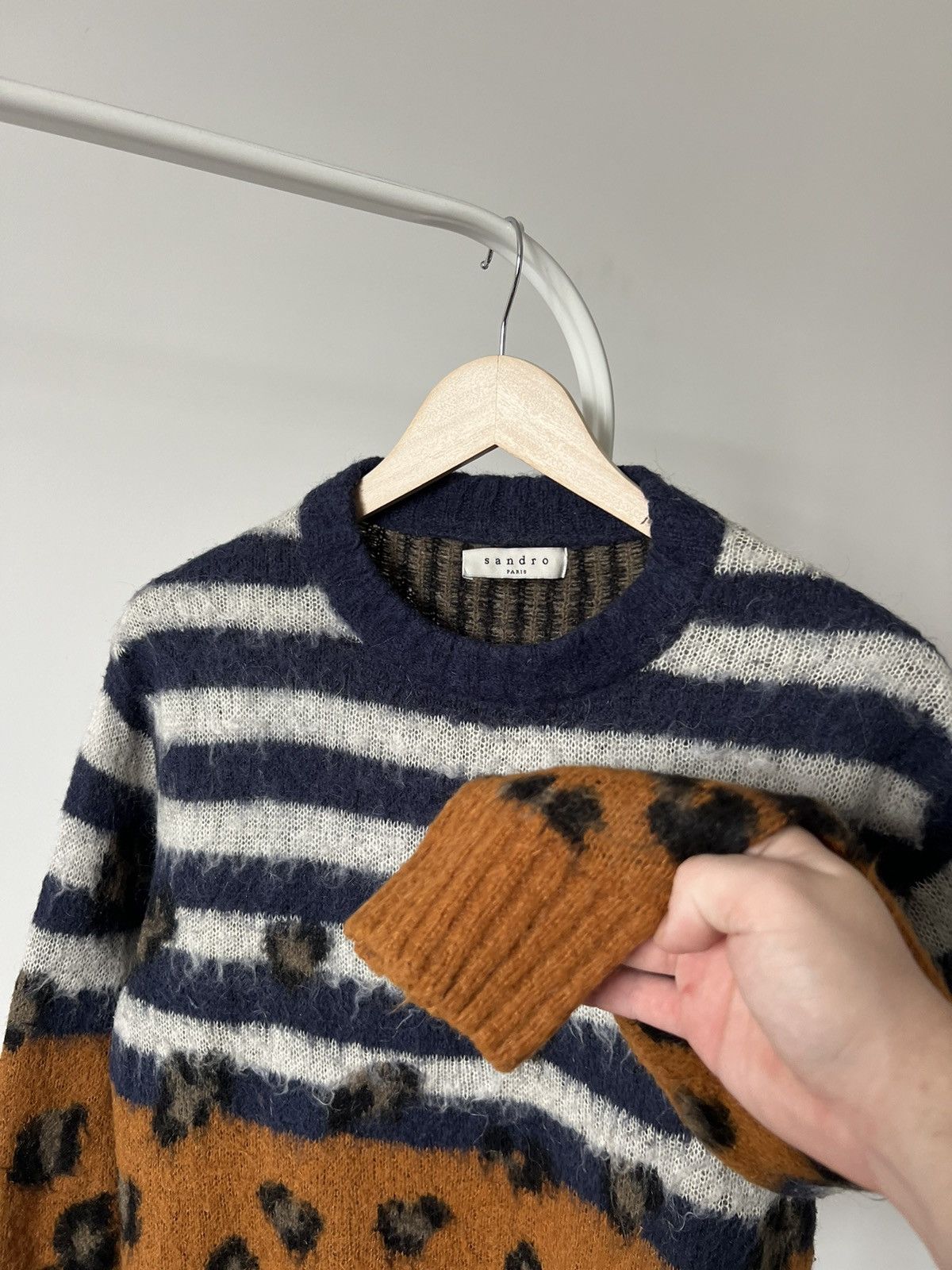 Sandro Sandro Paris 🇫🇷 Sweatshirt Knit Women Size S / US 4 / IT 40 - 7 Thumbnail
