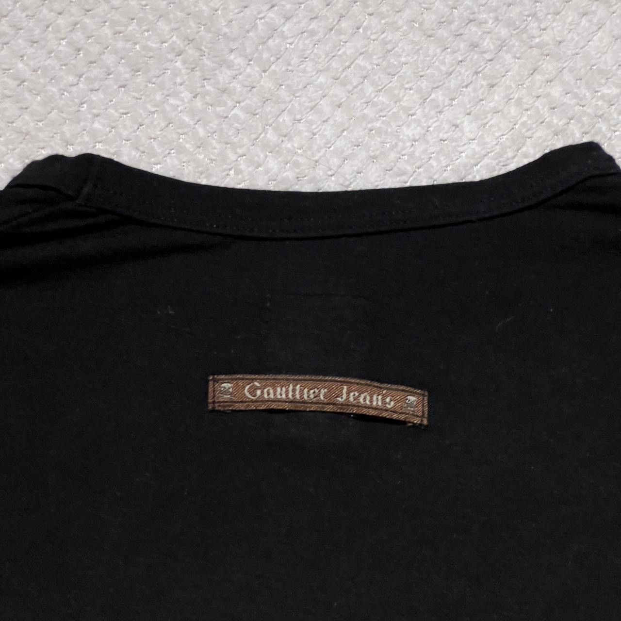 Jean Paul Gaultier GAULTIER JEANS Distressed Gothic Long Sleeve Top Size S / US 4 / IT 40 - 5 Thumbnail
