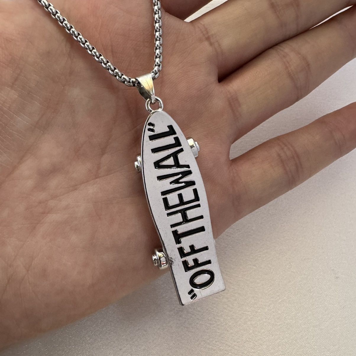 Other Skateboard Pendant Necklace for Men Women Size ONE SIZE - 3 Thumbnail