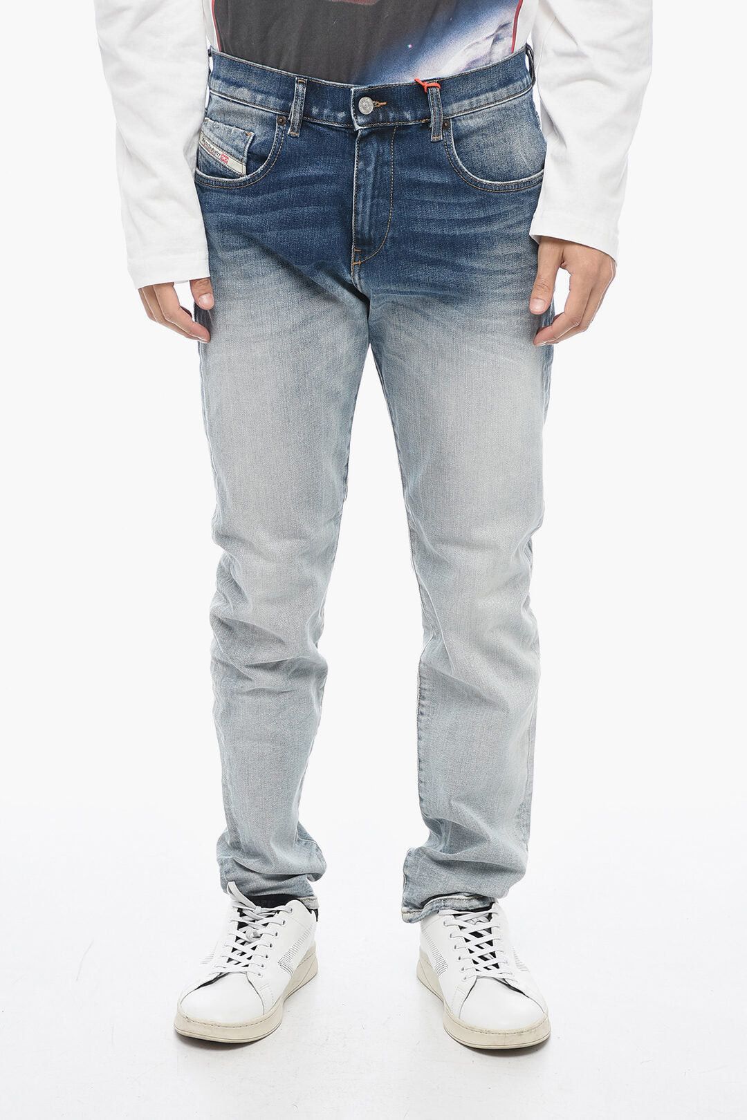 Diesel Two-Tone Jeans D-STRUKT L.32 Size US 40 / EU 56 - 1 Thumbnail