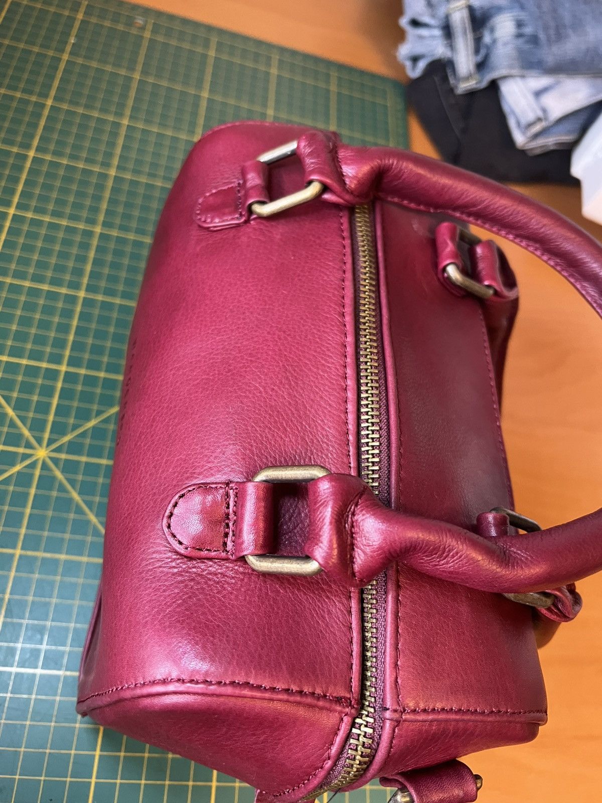Vintage Vintage Wanderers Travel Co. Mini Turin leather handbag Size ONE SIZE - 8 Thumbnail