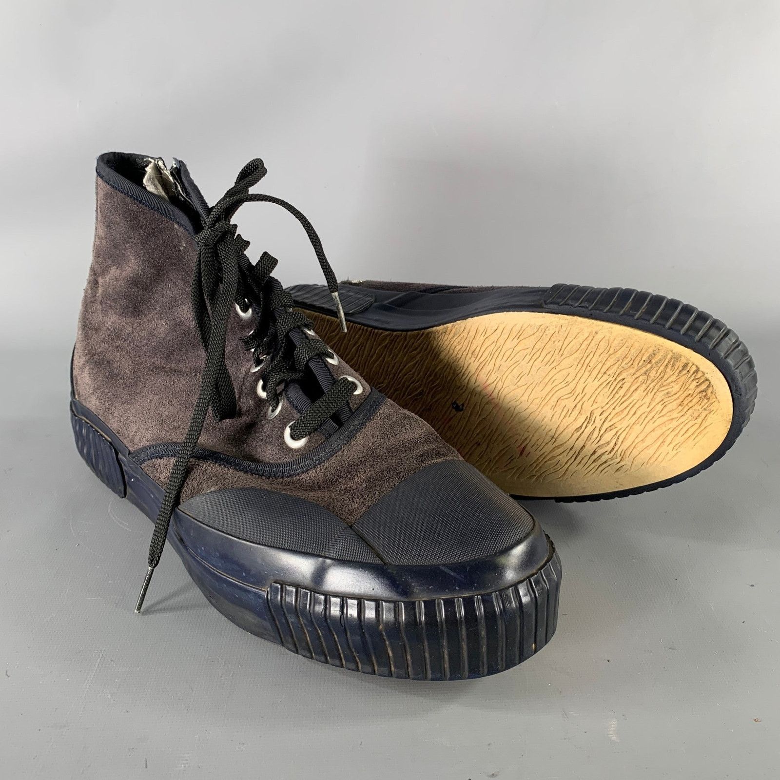 JULIEN DAVID JULIEN DAVID Size 11 Black Suede High Top Sneakers Size US 11 / EU 44 - 5 Thumbnail