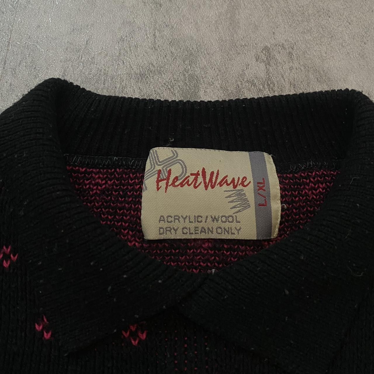Other 80s vintage Roses black and pink floral sweater Size US S / EU 44-46 / 1 - 4 Thumbnail