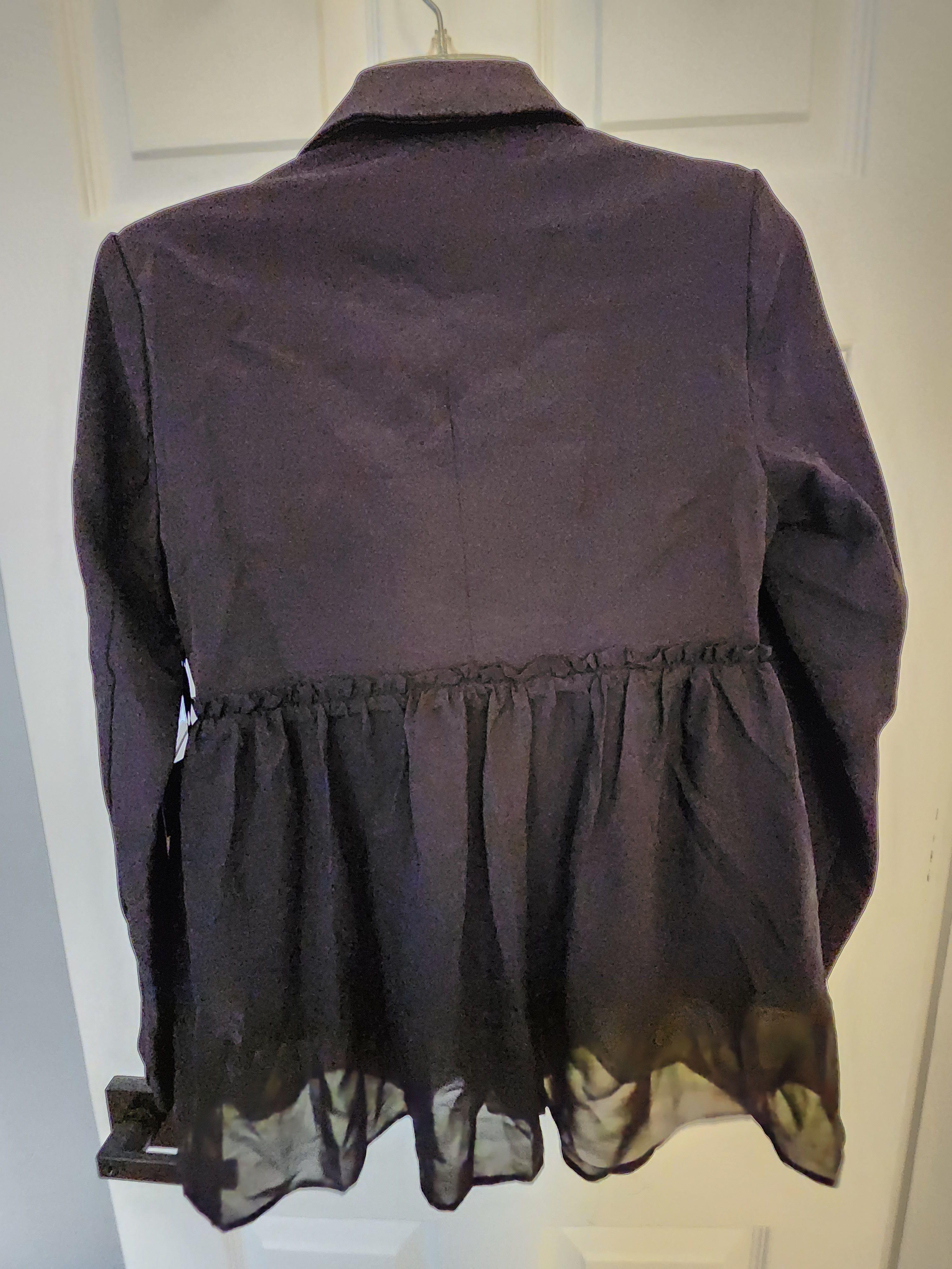 Vera Wang New With Tags Vera Wang Black Peplum Blazer XS Size XS / US 0-2 / IT 36-38 - 3 Thumbnail