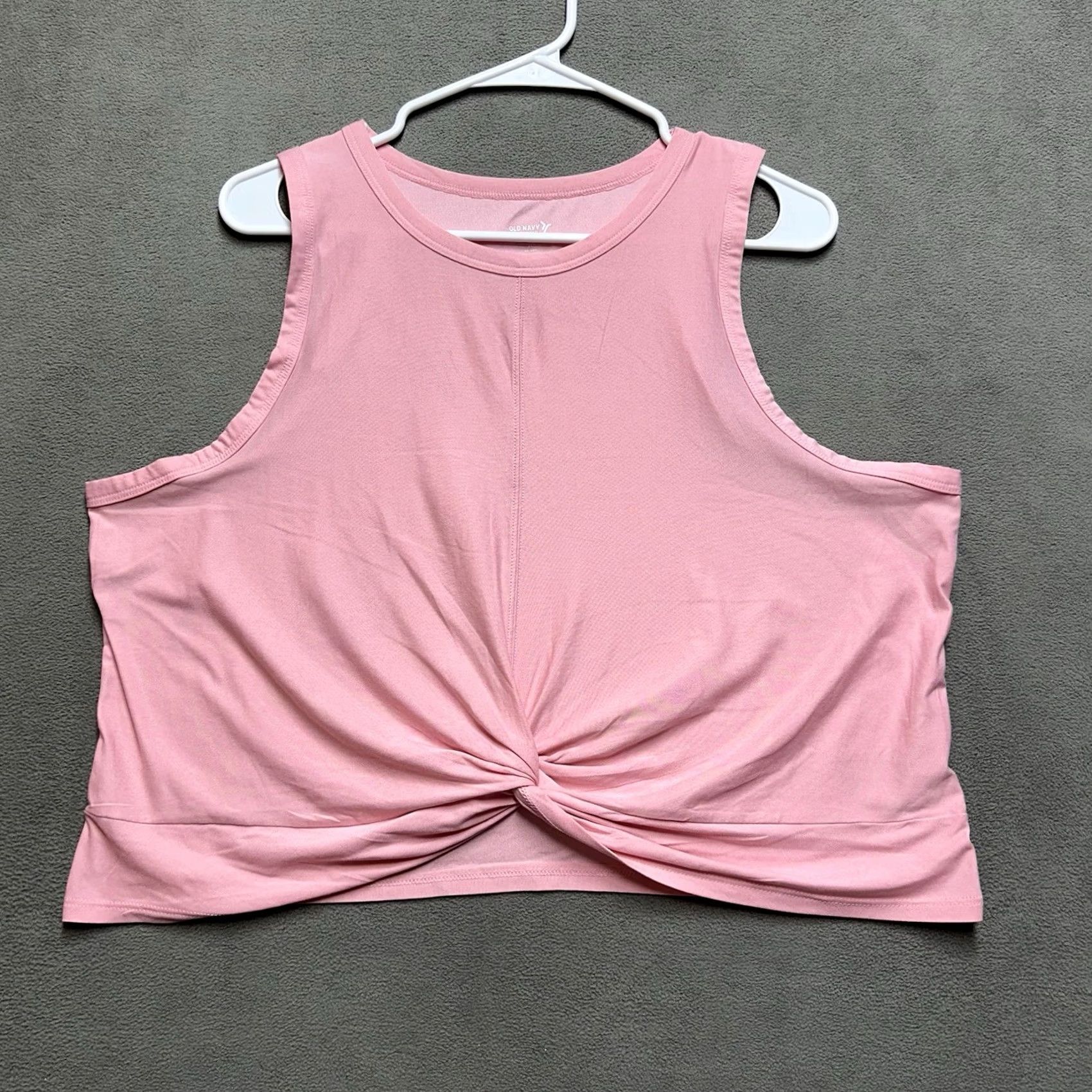 Old Navy Vintage - Old Navy Active Cloud Motion Crop Top Womens XL 94 Soft Go Dry Twist Hem Size XL / US 12-14 / IT 48-50 - 2 Thumbnail