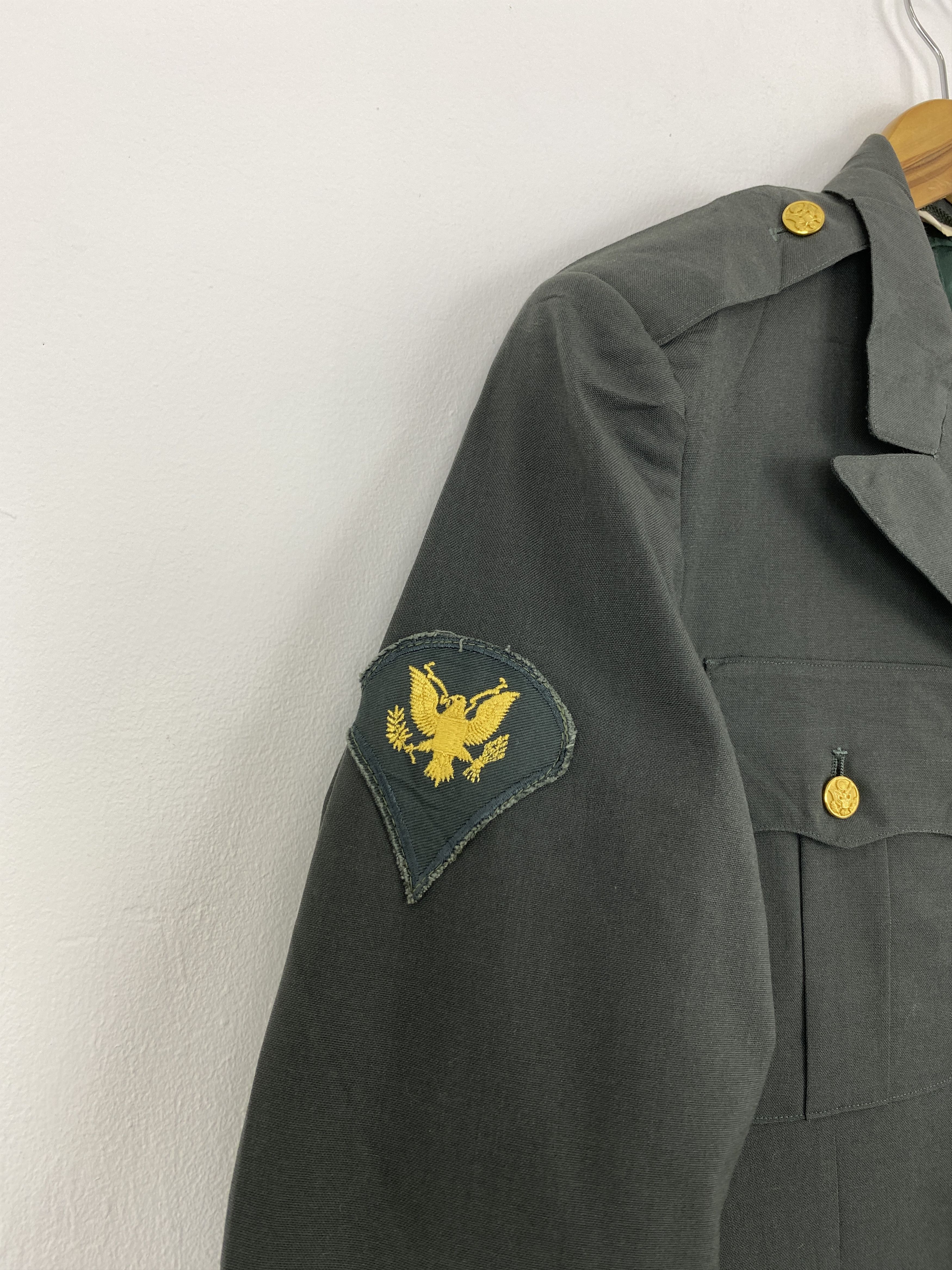 Vintage Vintage 80s US Army Military Uniform Jacket J1738 Size US S / EU 44-46 / 1 - 7 Thumbnail