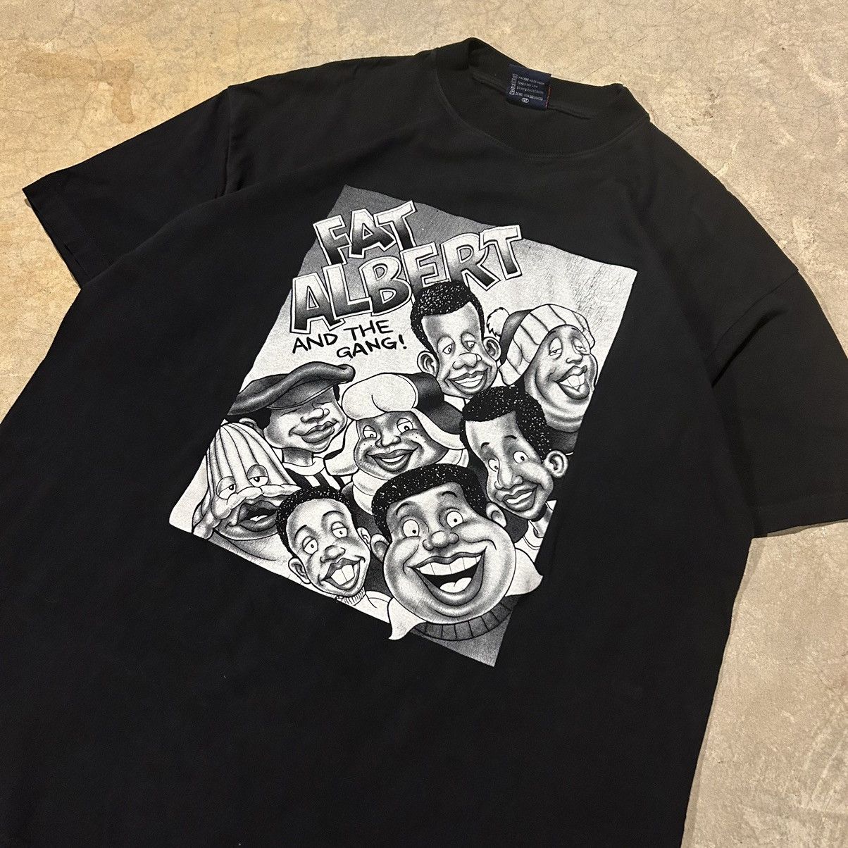 Fubu × Vintage Crazy Vintage 90s Fat Albert and The Gang Cartoon Tee Baggy Size US XXL / EU 58 / 5 - 3 Thumbnail