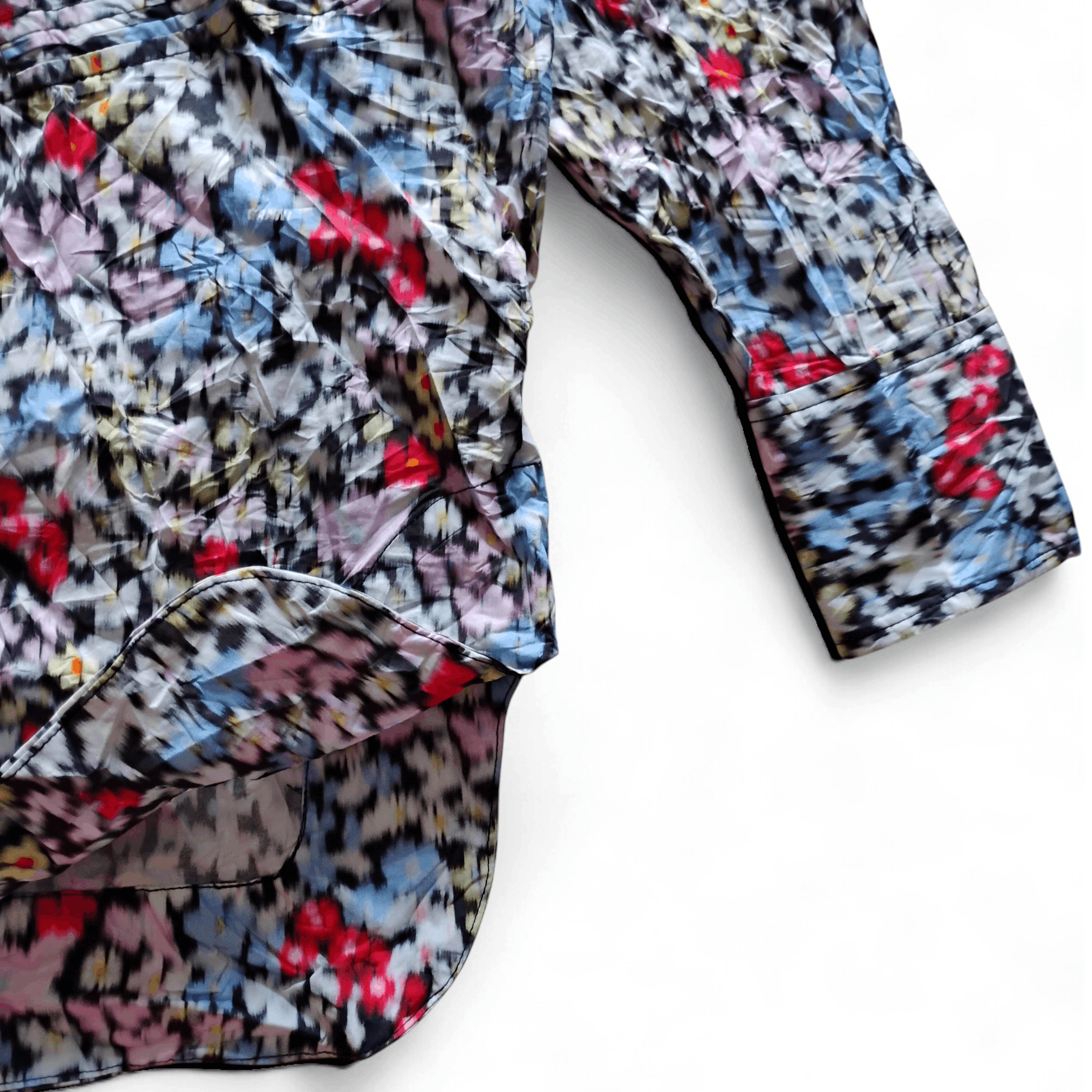 Ganni Ganni Floral Crinkle Collar Blouse Size S / US 4 / IT 40 - 4 Thumbnail