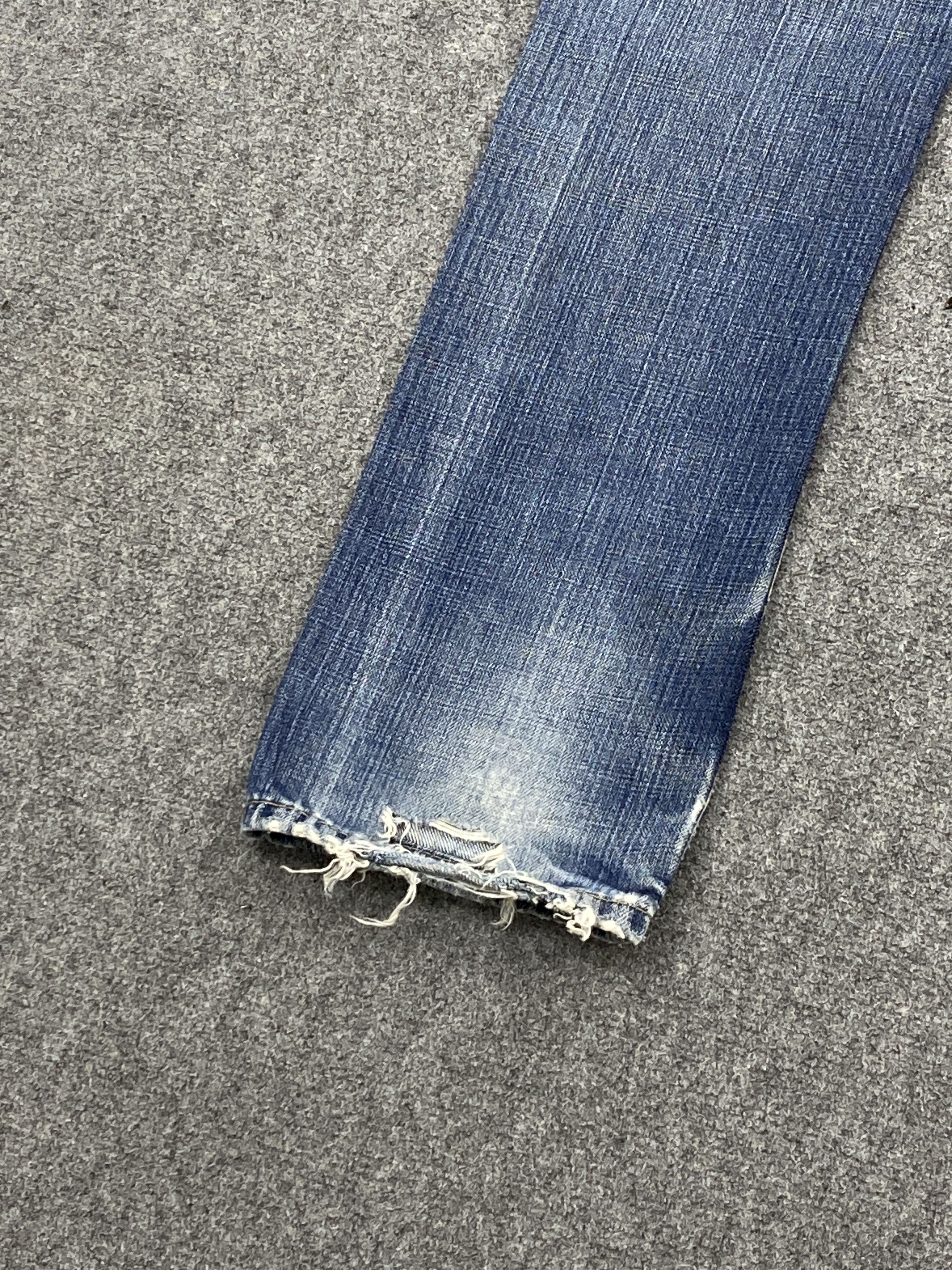Levi's Vintage Levis 511 Skinny Fit Distressed Denim DP2622 Size US 28 / EU 44 - 16 Thumbnail