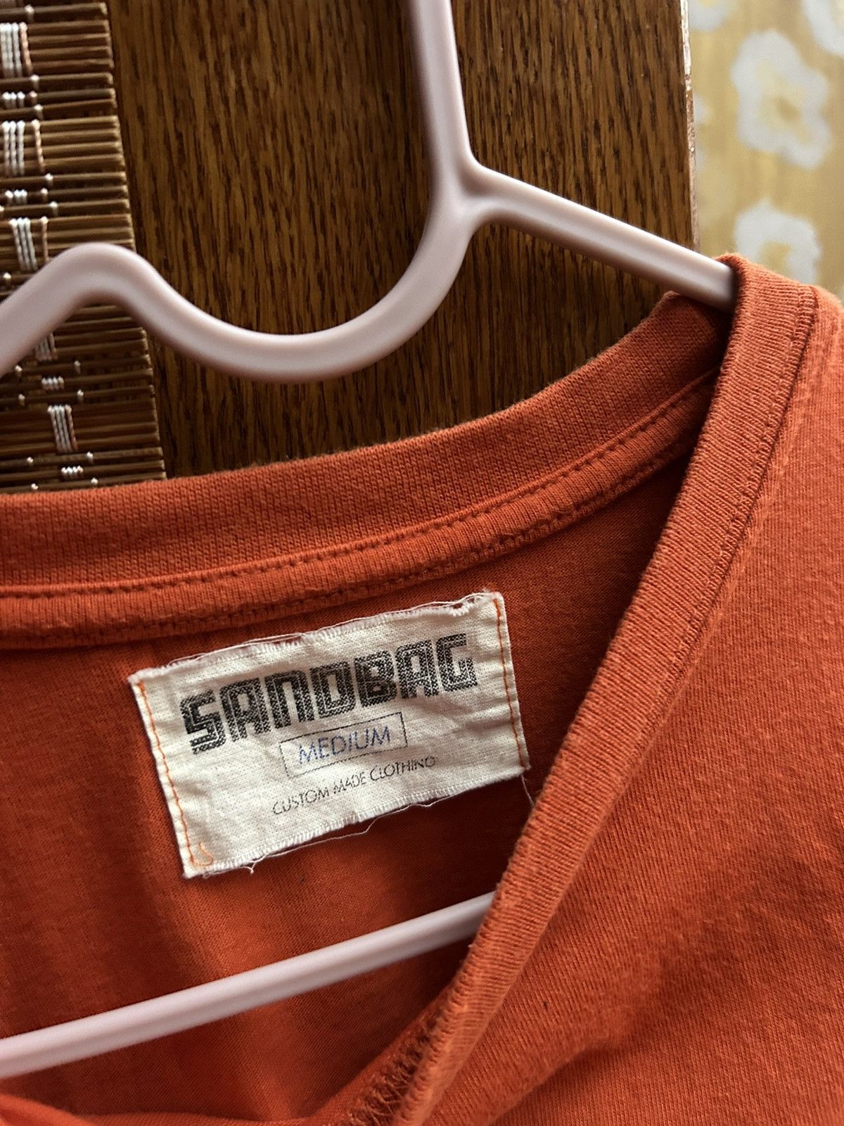 Band Tees Vintage R.E.M. Around The Sun 2005 Tour Orange Tee SANDBAG Size US M / EU 48-50 / 2 - 6 Thumbnail