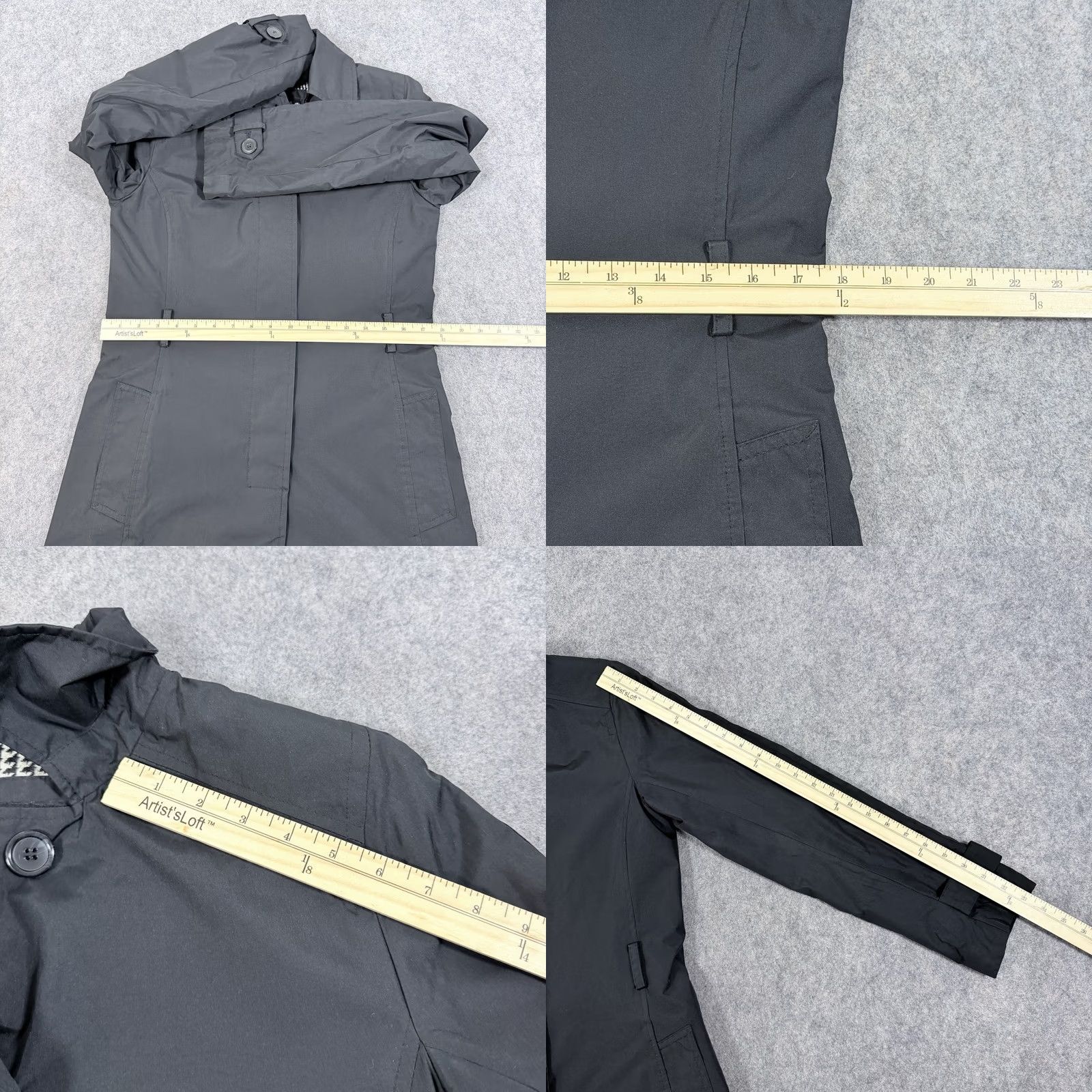 Vintage Weather Tamer Coat Black Women's Size Small Button Front Collar Coat Fit Vintage No Size S / US 4 / IT 40 - 10 Thumbnail