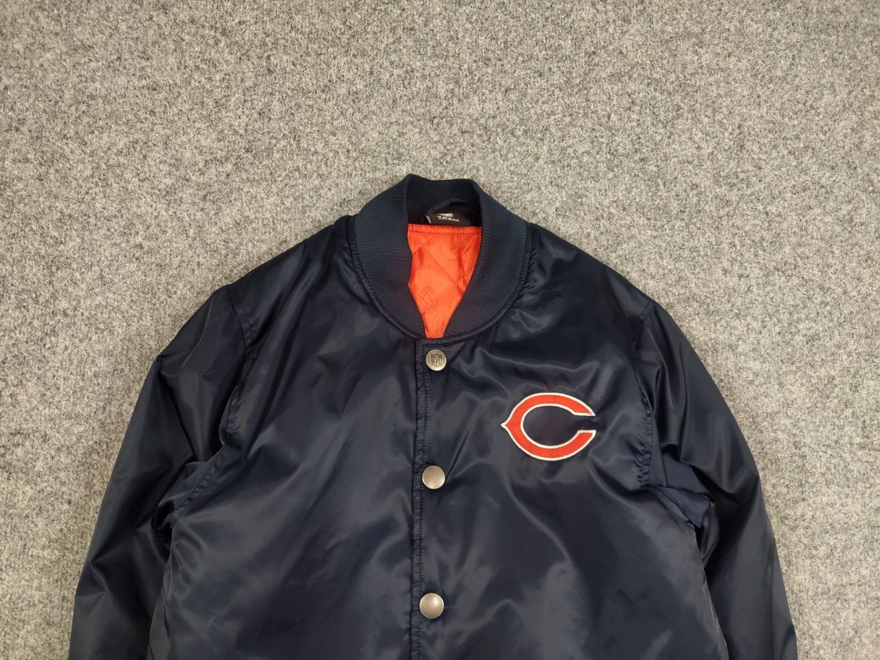 Vintage nfl team apparel costco Light Varsity Bomber Jacket