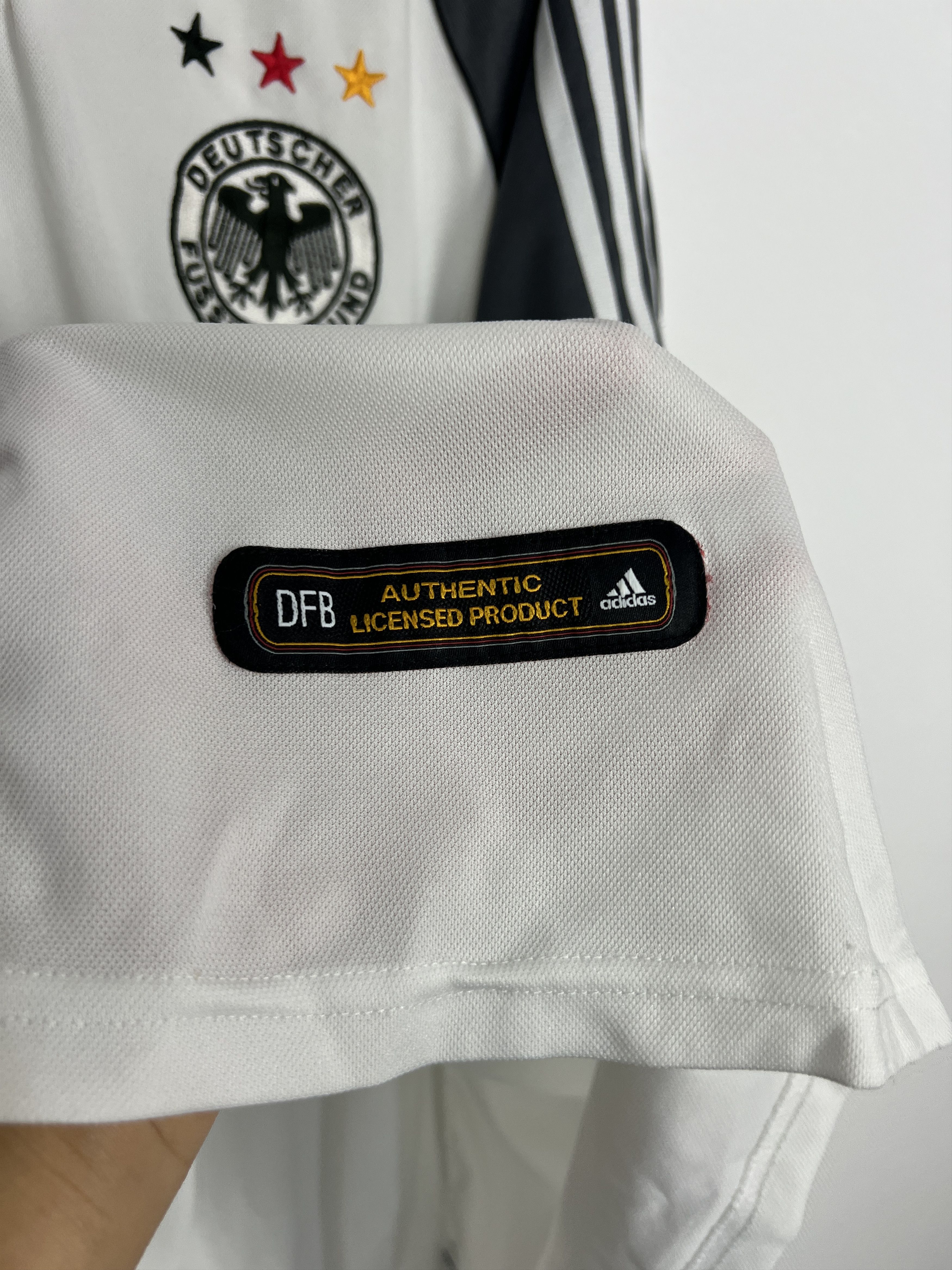 Adidas Germany football shirt 2000 Soccer Jersey Trikot National Size US XL / EU 56 / 4 - 5 Thumbnail