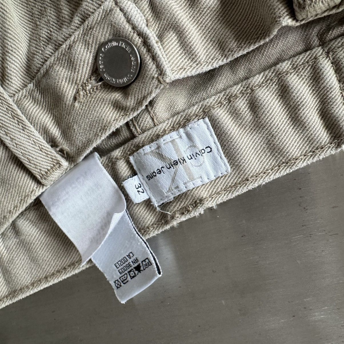 Calvin Klein Vintage Calvin Klein straight leg denim size 32 in cream Size US 32 / EU 48 - 4 Thumbnail
