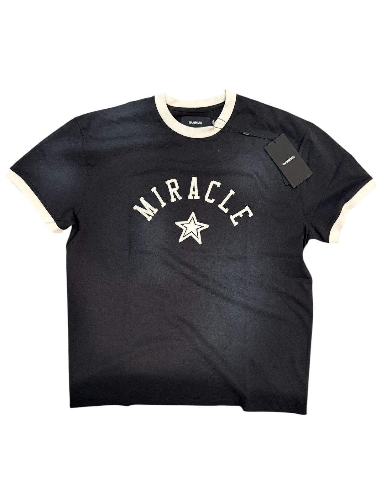Nahmias Nahmias Black Wash Miracle Tee Size US S / EU 44-46 / 1 - 1 Thumbnail