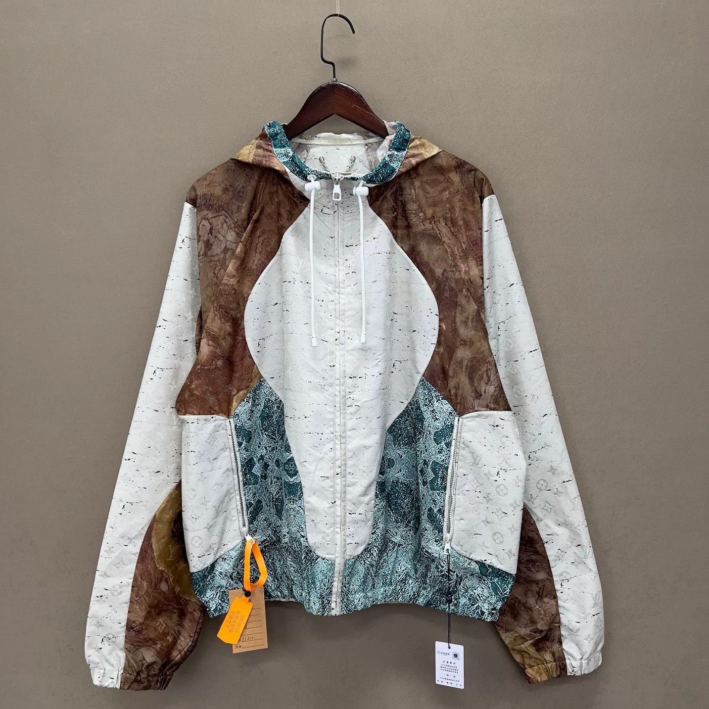 Louis Vuitton Louis Vuitton Marble Print Wind Jacket Size US L / EU 52-54 / 3 - 1 Thumbnail