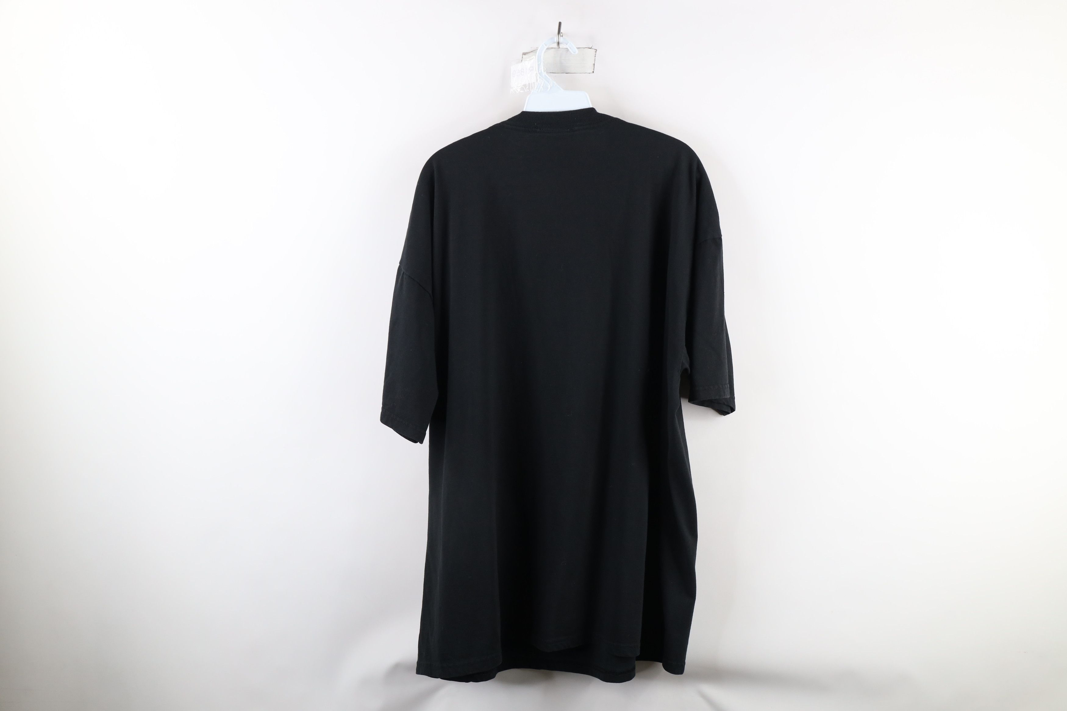 Vintage Vintage 90s Streetwear Wolf Short Sleeve T-Shirt Black Size US XXL / EU 58 / 5 - 10 Thumbnail
