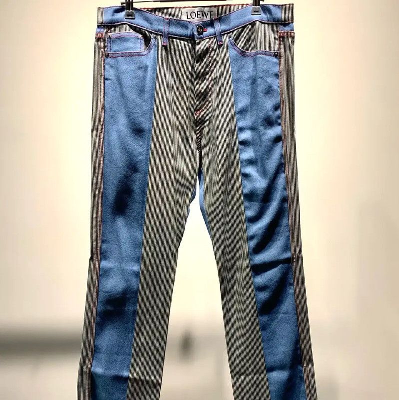 Loewe Loewe Blue Casual Pants for Men 0089 Size US 44 / EU 60 - 1 Thumbnail