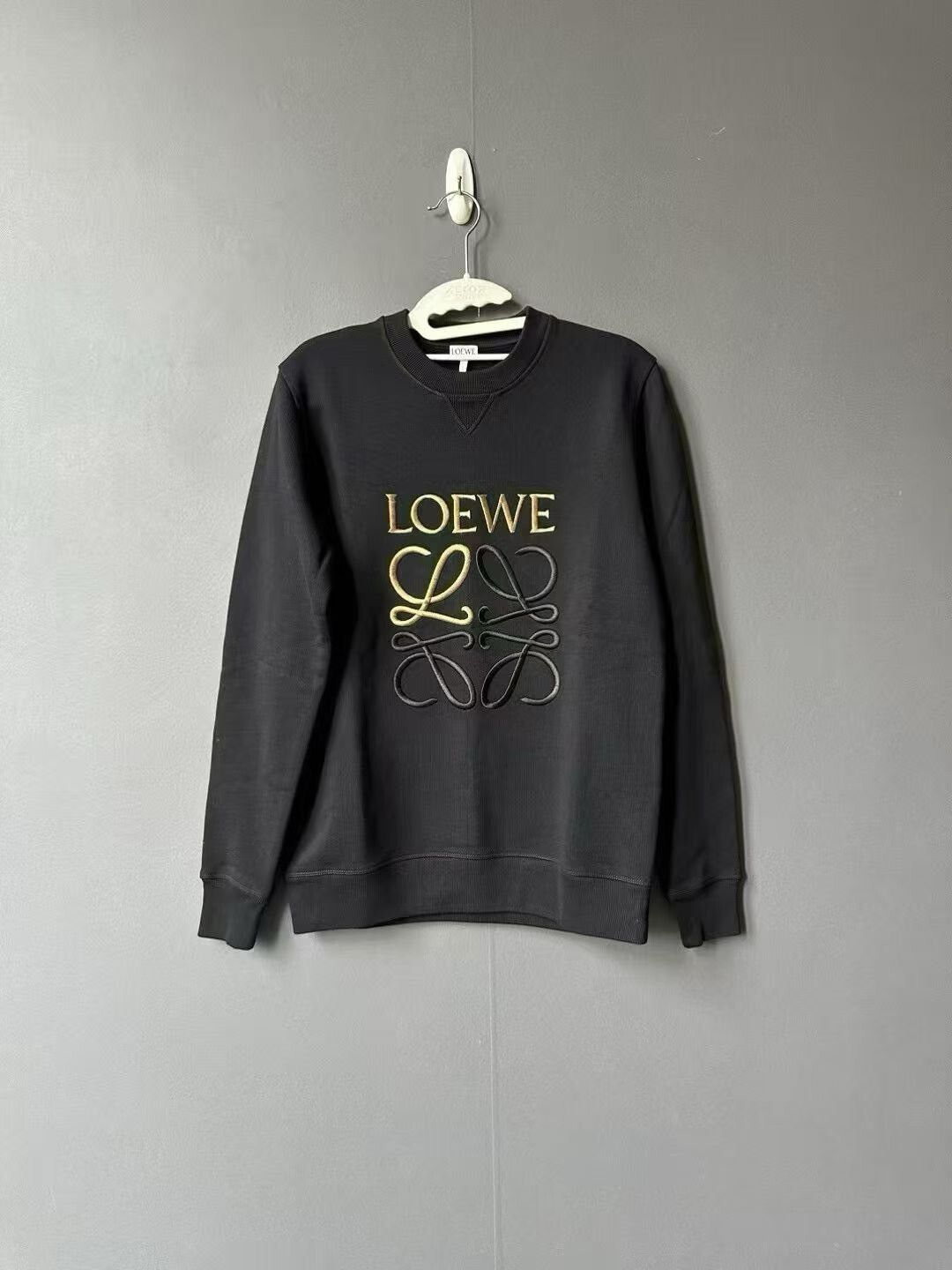 Loewe Loewe Black Gold Embroidered Sweatshirt Size US XS / EU 42 / 0 - 1 Thumbnail