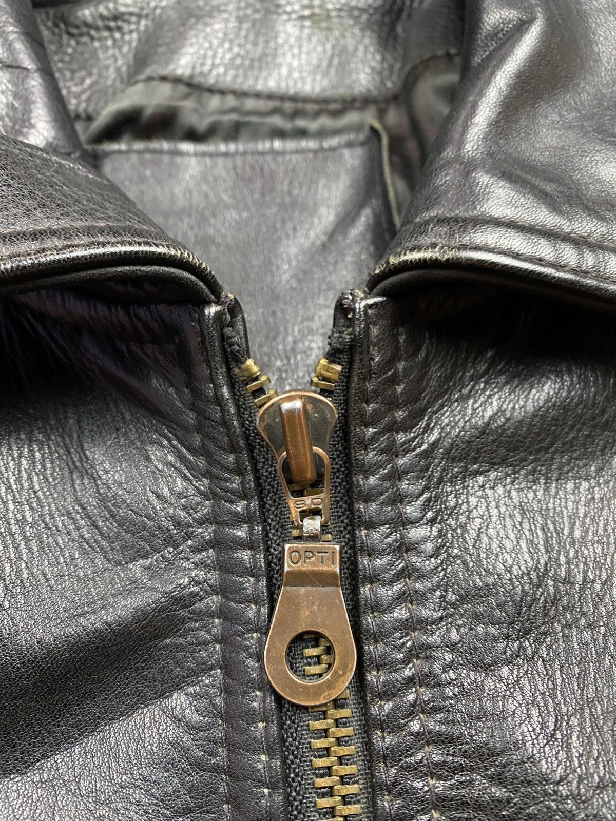 Japanese Brand Leather jacket AM-1 military streetwear vintage USA army y2k Size US XXL / EU 58 / 5 - 5 Thumbnail