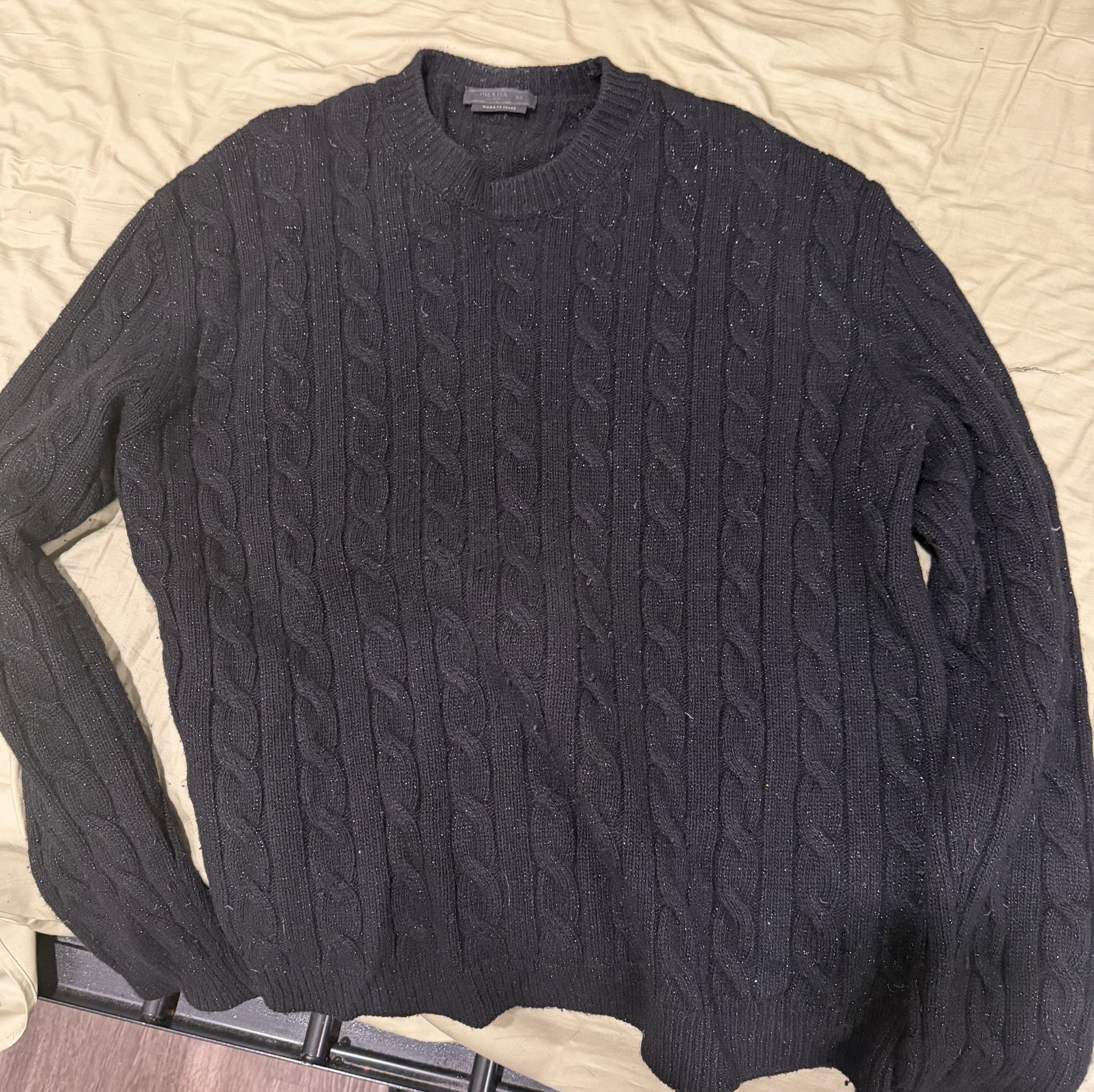 Prada × Raf Simons Last price! 1.4k Prada jacquard wool turtleneck