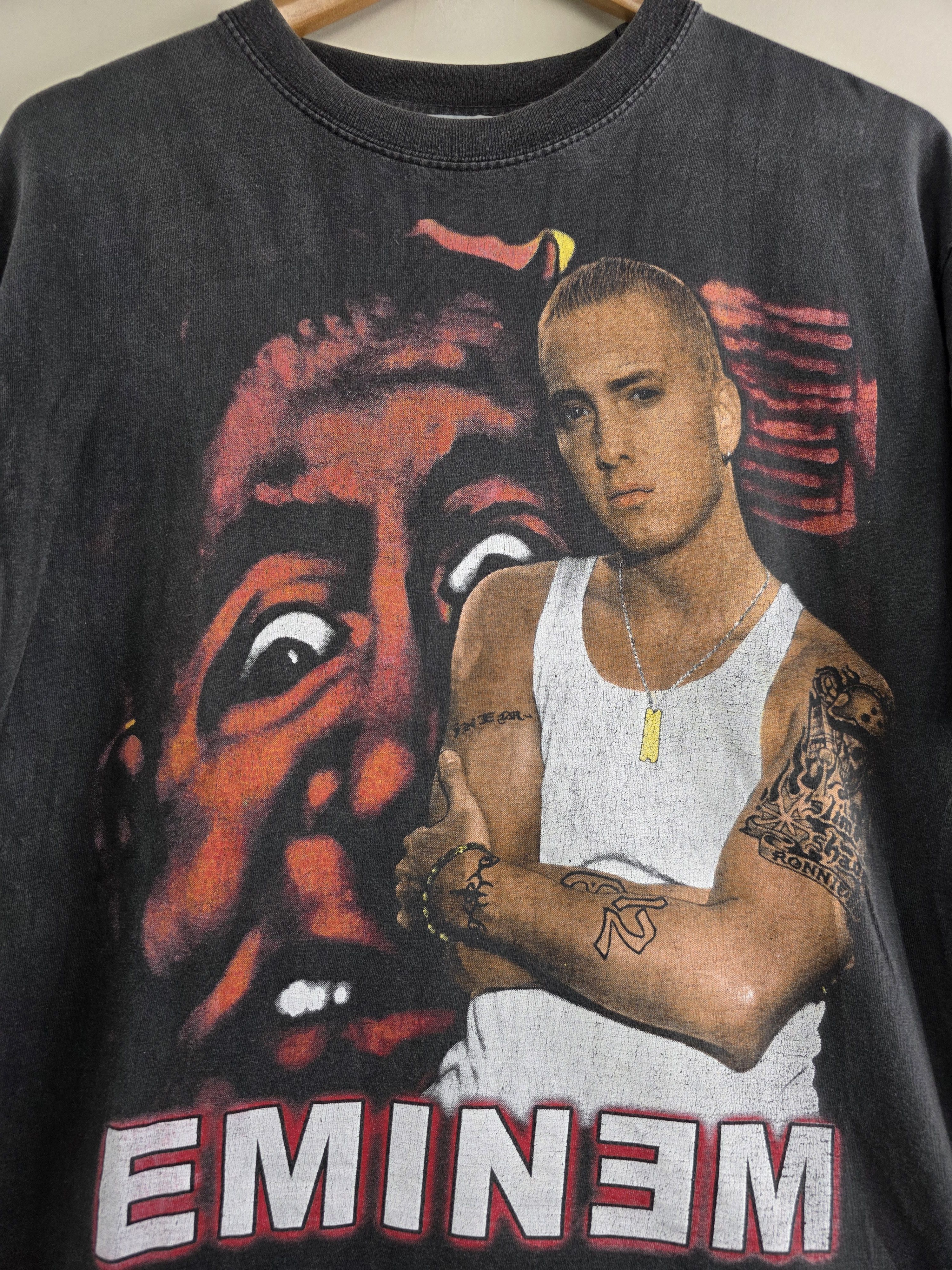 Band Tees × Rap Tees × Vintage 2000 Eminem Euro L 21.5" 27.5" Size US L / EU 52-54 / 3 - 3 Thumbnail
