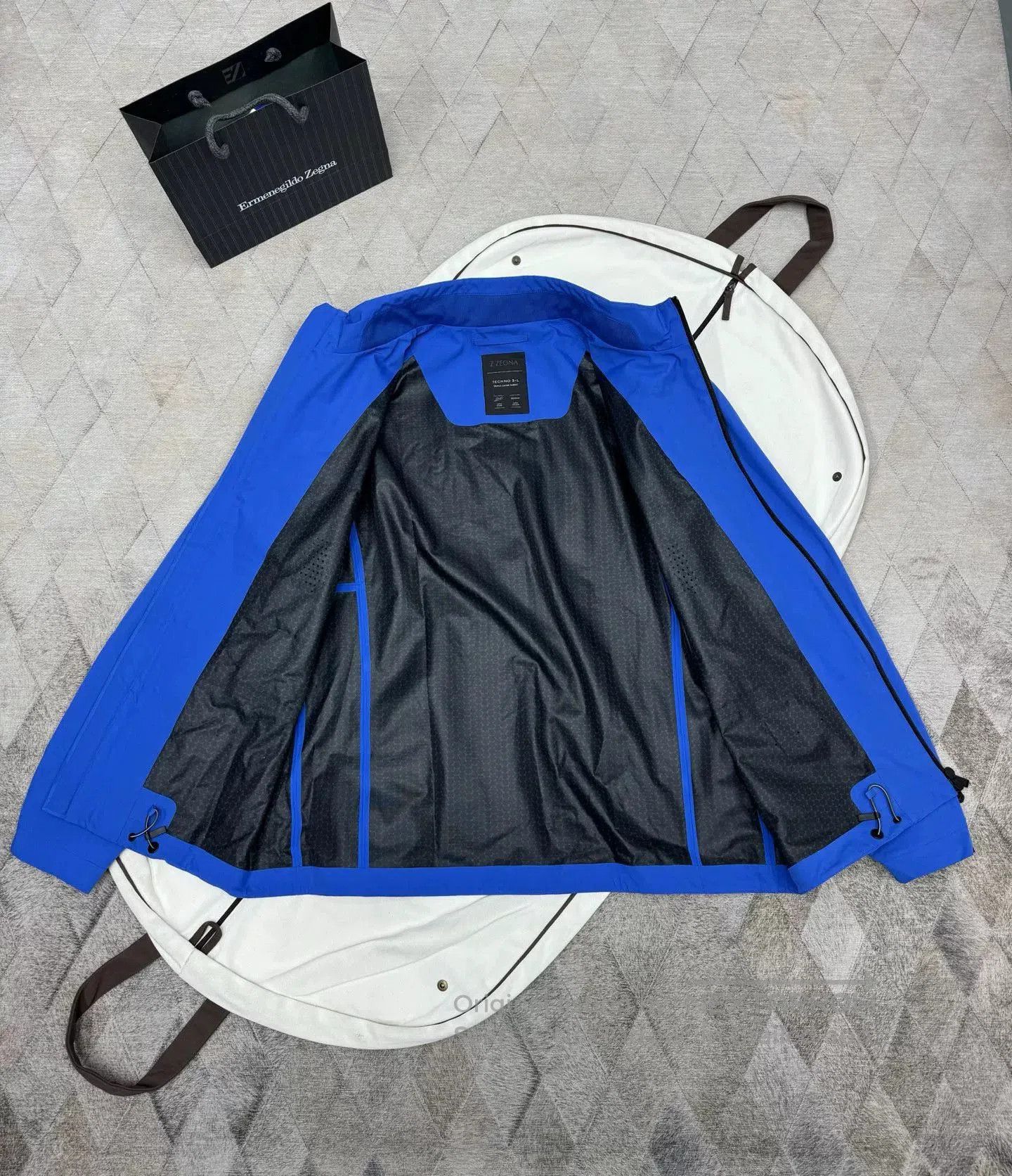 Ermenegildo Zegna Zegna Autumn Winter Windproof Rain Jacket. Size US L / EU 52-54 / 3 - 6 Thumbnail