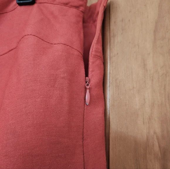 Other Sherry Taylor Coral Red A-line Swing Midi Women's Skirt Size 36" / US 14 / IT 50 - 6 Thumbnail