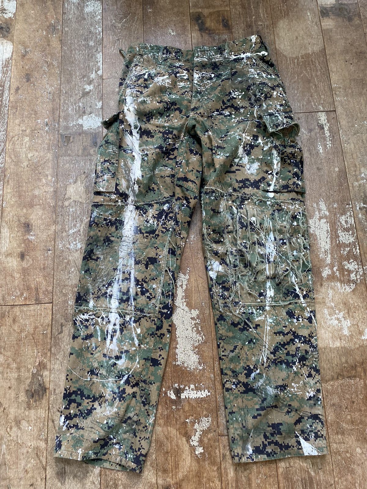 Japanese Brand Distressed, camo pants Size US 32 / EU 48 - 1 Preview