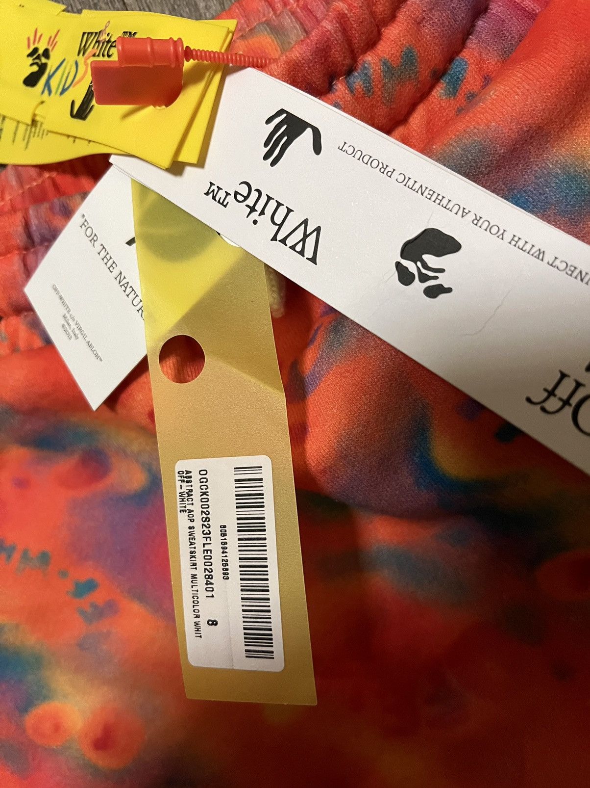 Off-White Off-White Kids Virgil Abloh Tie Dye Sweater Skirt Size 8 Size XXS / US 00 / IT 34 - 8 Thumbnail