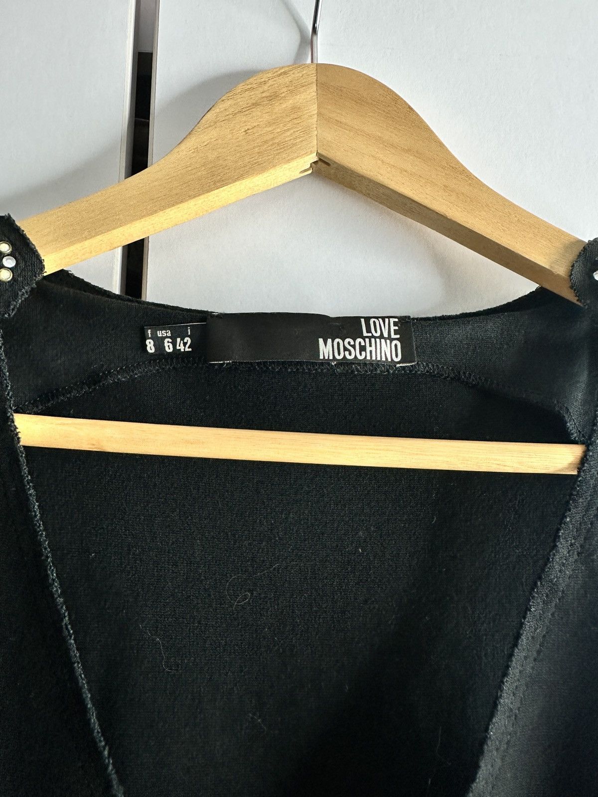 Love Moschino Black dress love Moschino Size M / US 6-8 / IT 42-44 - 4 Thumbnail