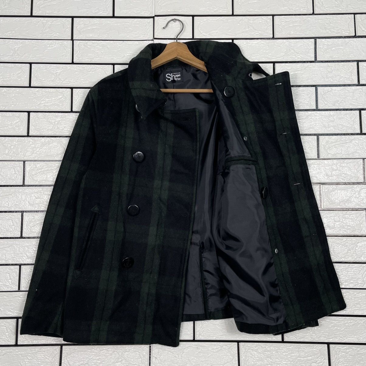 Japanese Brand Shape Shifter By Freak's Store Double Breasted Tartan Jacket Size US M / EU 48-50 / 2 - 9 Thumbnail