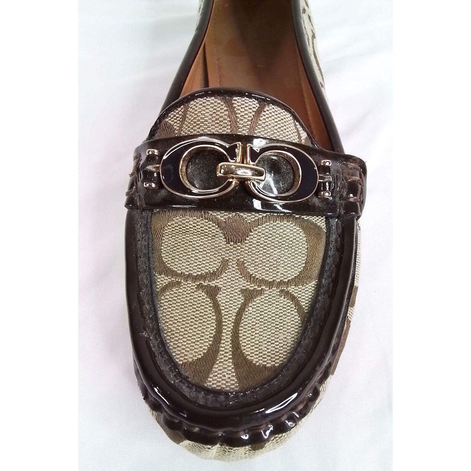 Coach Coach Loafers Women's Size 6.5 B Fortunata Signature Brown Size US 6.5 / IT 36.5 - 6 Thumbnail