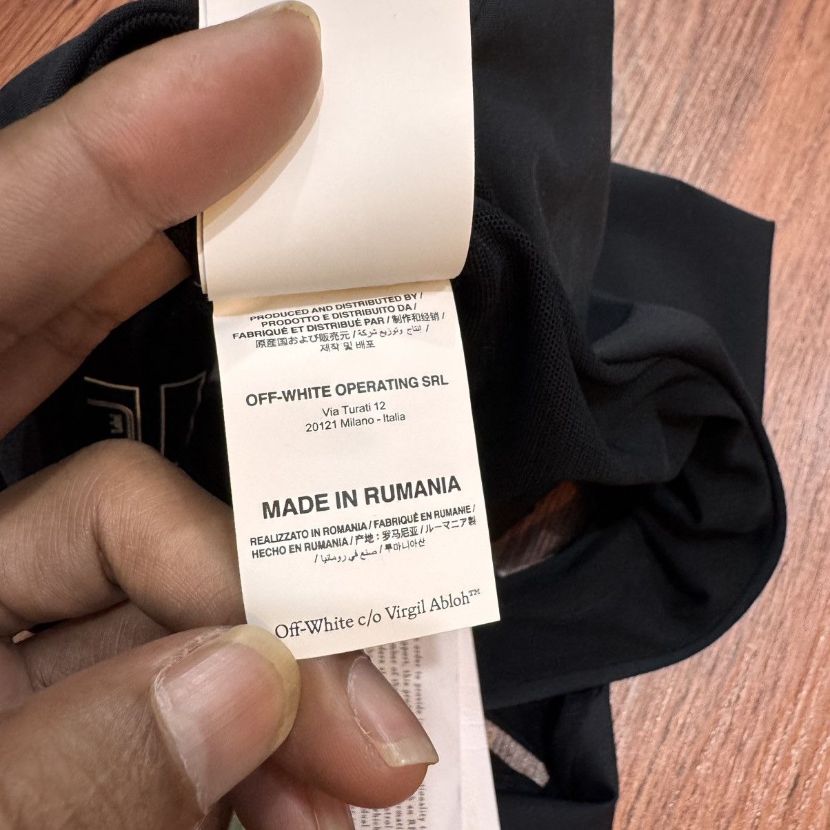 Off-White Off white Logo Band Active Bra in Stretch Nylon Size S / US 4 / IT 40 - 9 Thumbnail