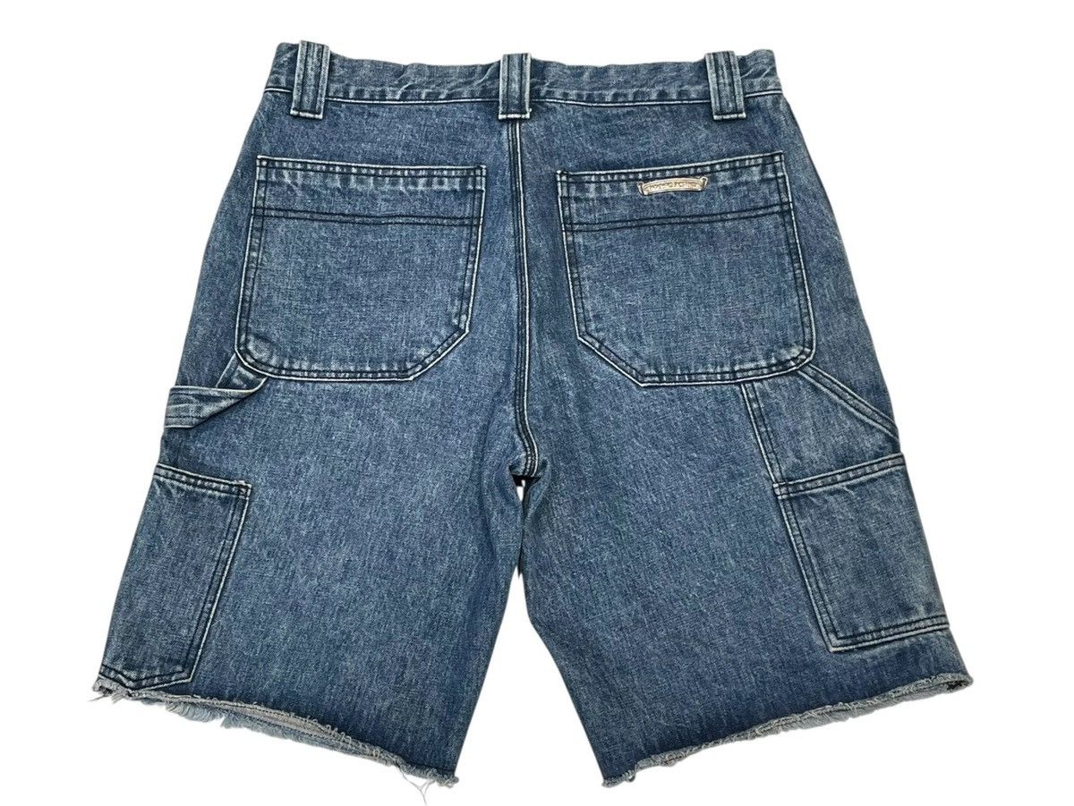 Chrome Hearts 32inch Chrome Hearts Denim Carpenter Shorts Size US 32 / EU 48 - 2 Thumbnail