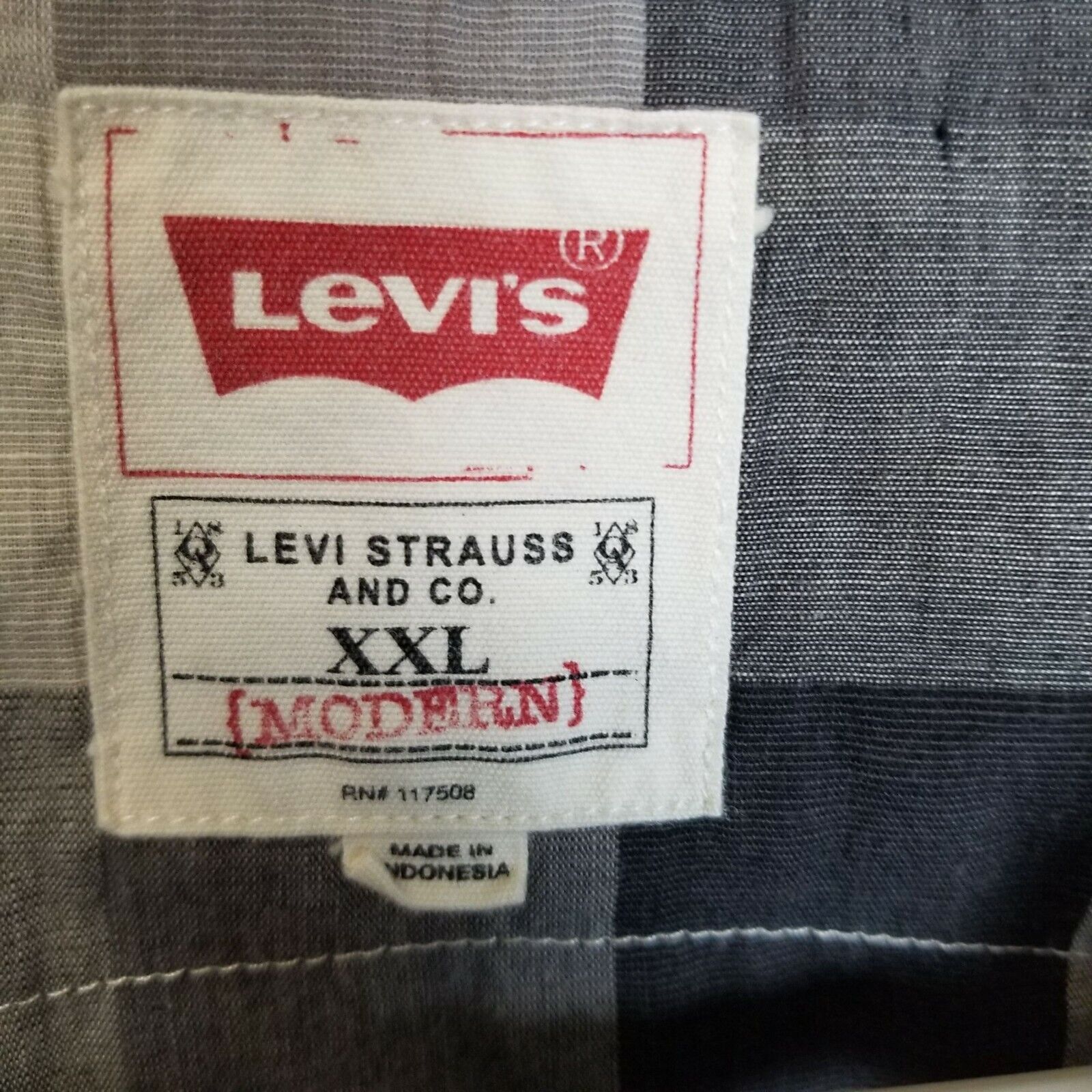 Levi's Levis Mens Check Western Shirt Pearl Snap Size XXL Cowboy Size US XXL / EU 58 / 5 - 6 Thumbnail