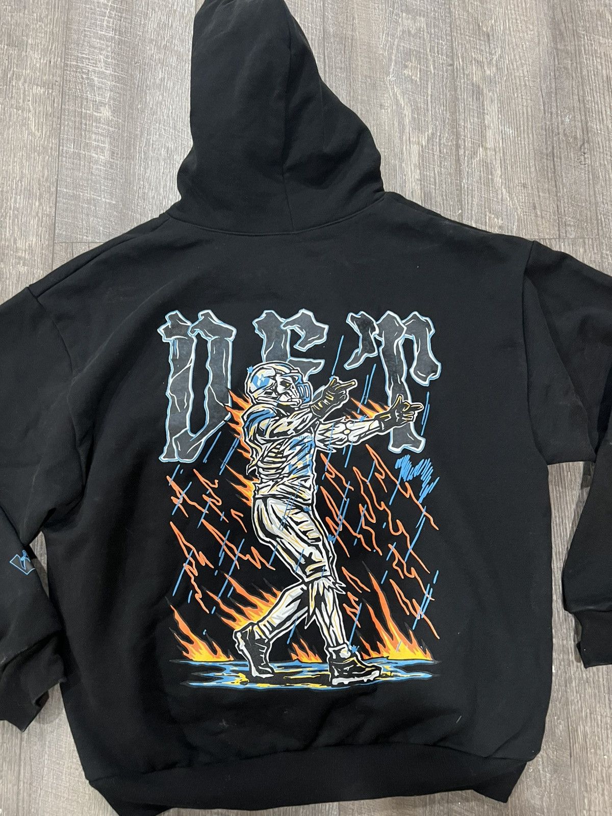 Vengeful Detroit Lions VENGEFUL- Brian Branch Hoodie -Size XL - Black Size US XL / EU 56 / 4 - 7 Thumbnail