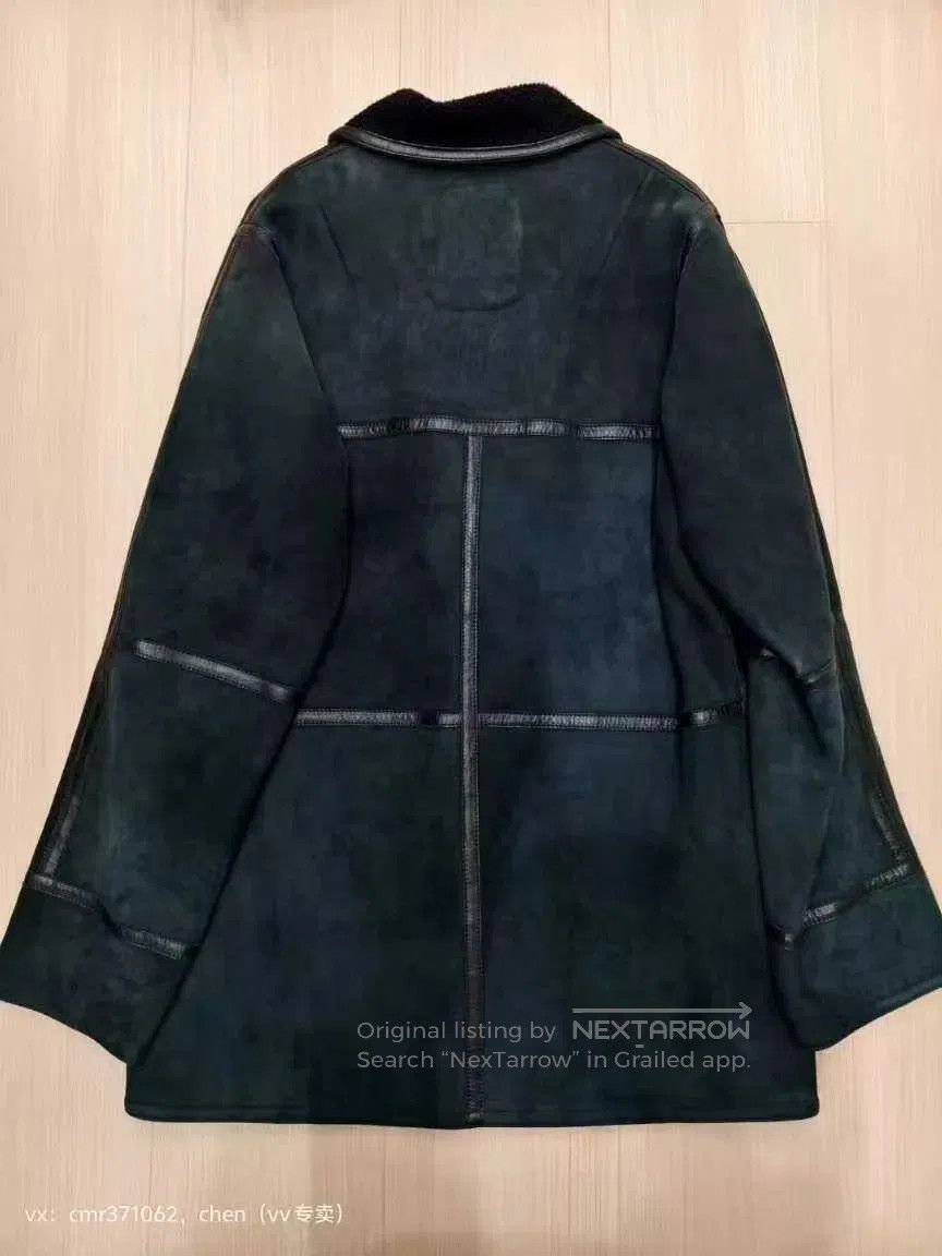 Visvim Black Suede Leather Trim Heavy Coat Size M. Size US M / EU 48-50 / 2 - 6 Thumbnail