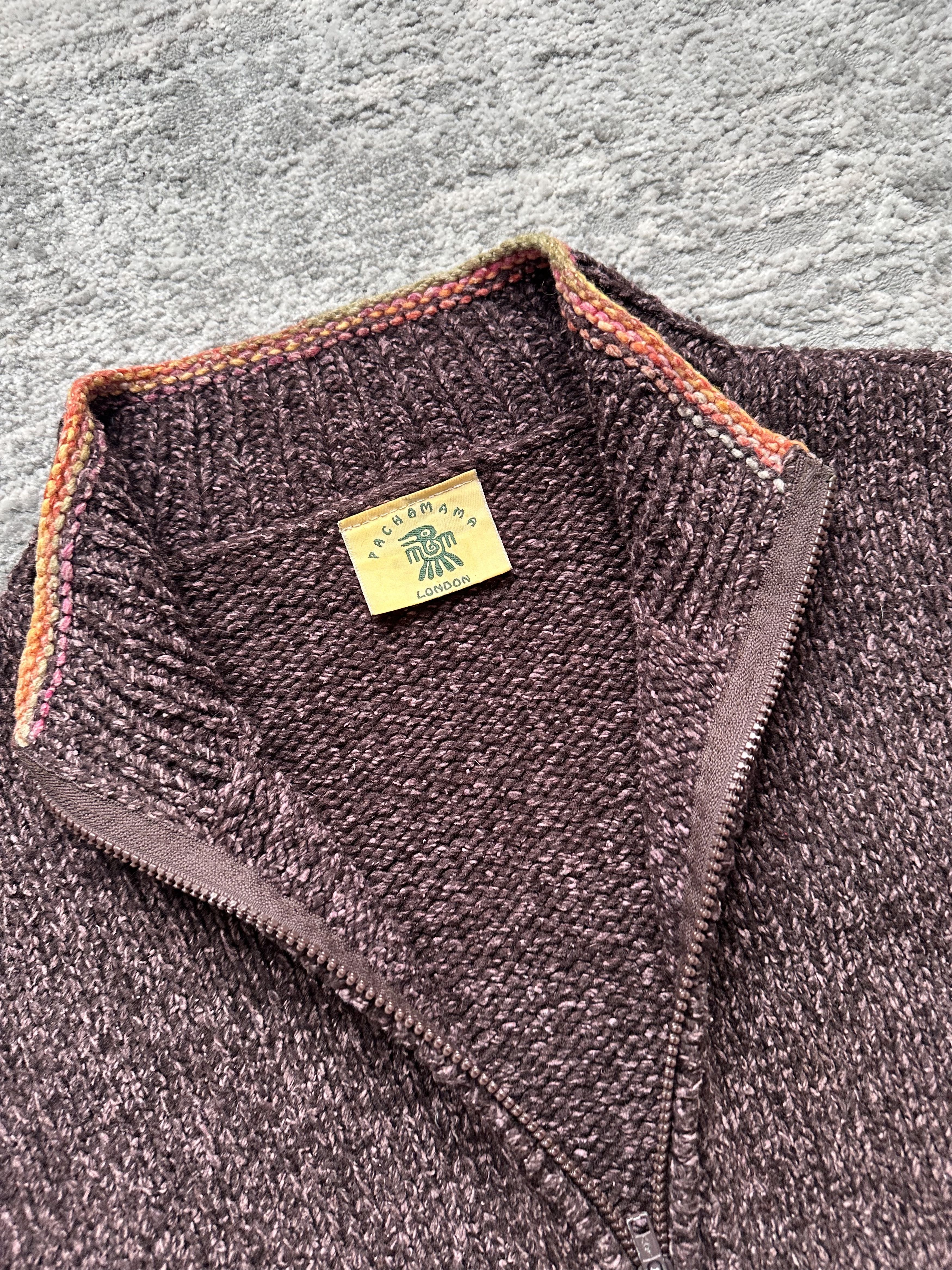 Other Pachamama Vintage Zip Sweater Size L / US 10 / IT 46 - 7 Thumbnail