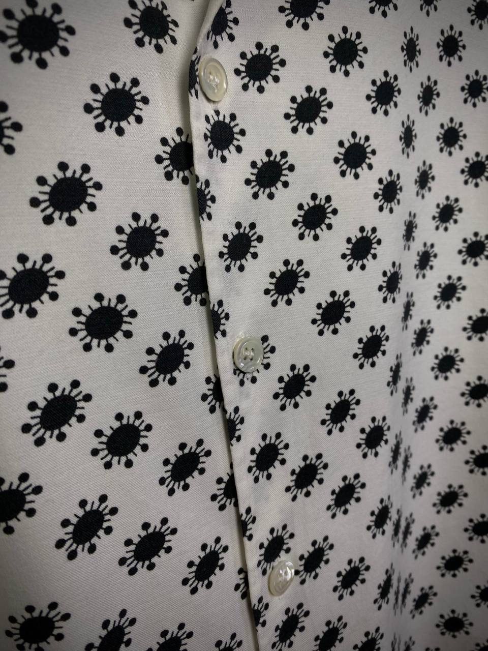 Ann Demeulemeester Bacteria shirt rare viscose cotton S-M Size 48S - 4 Thumbnail