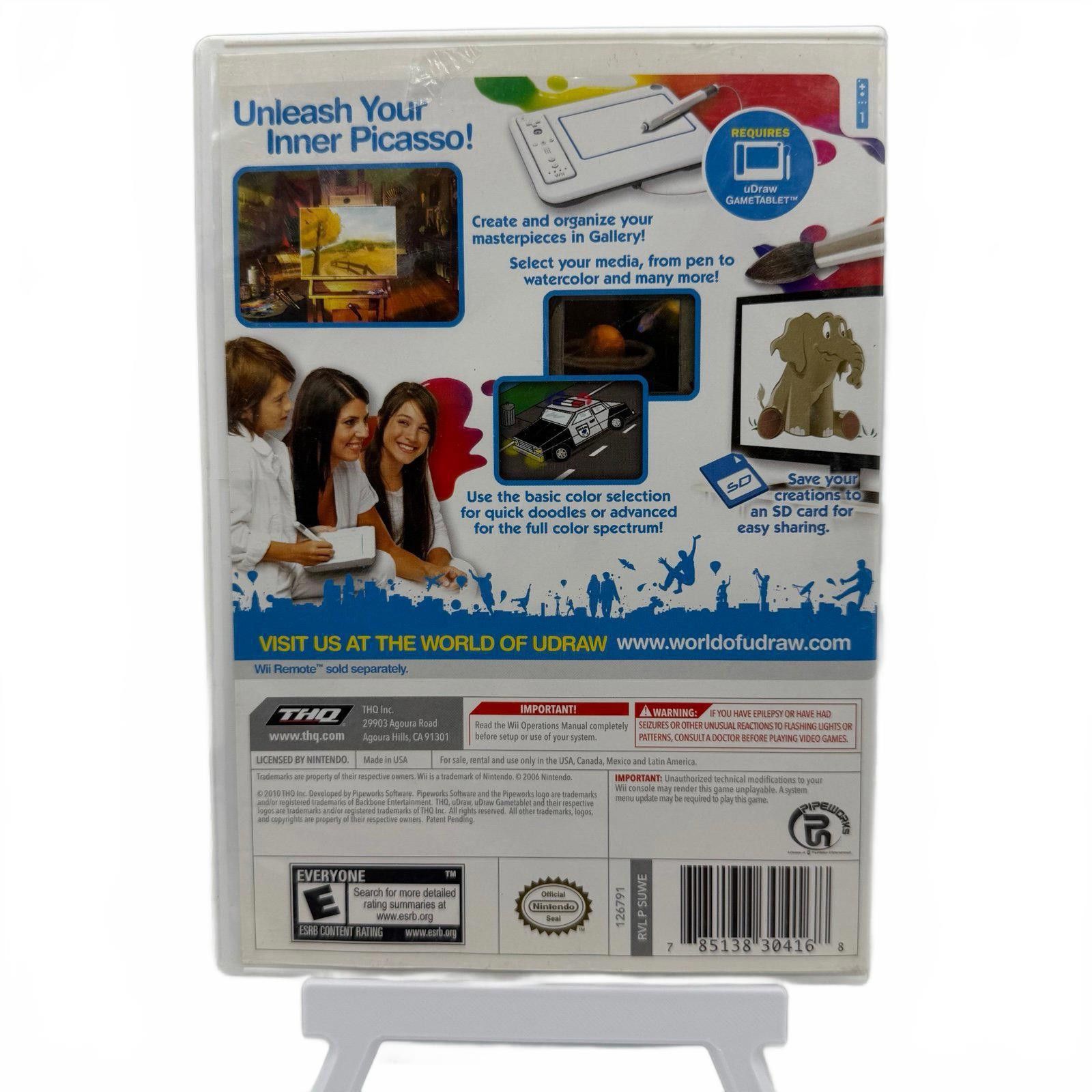 Nintendo Nintendo Wii Video Game - uDraw Studio (2010) Size ONE SIZE - 2 Thumbnail