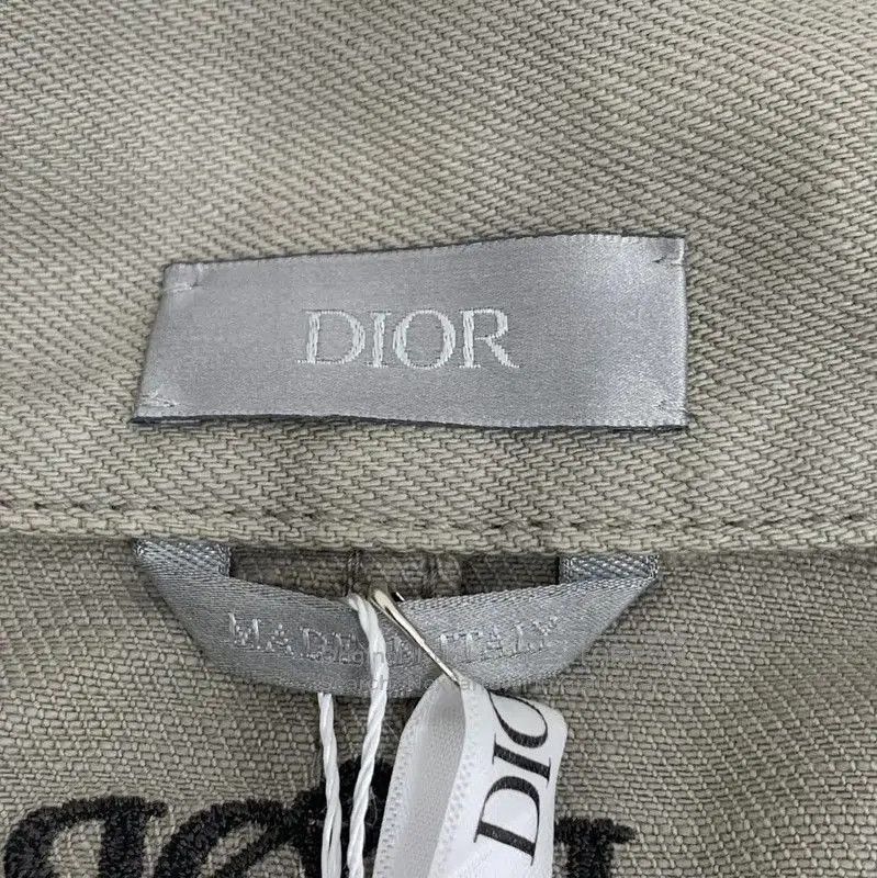 Dior Dior Gray Cotton Overshirt for Men . Size US XL / EU 56 / 4 - 5 Thumbnail
