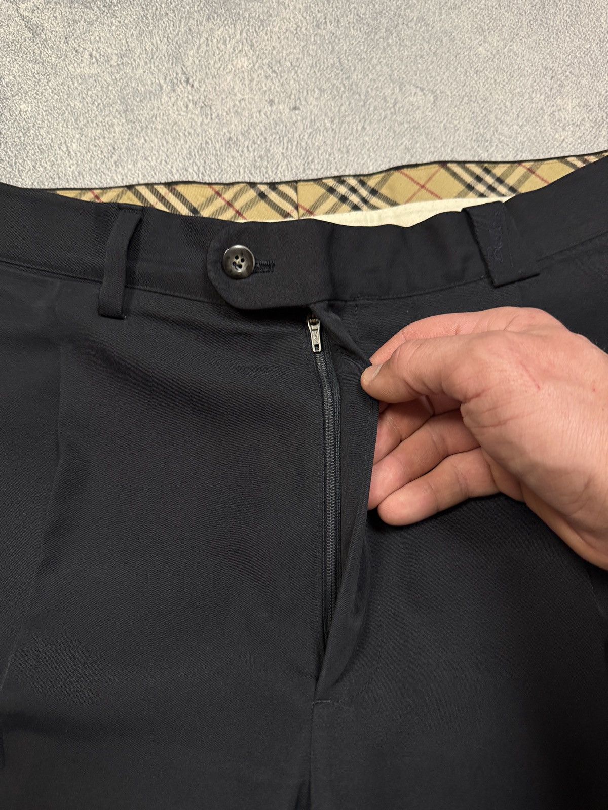 Burberry 90s BURBERRY PANTS MERCER CHROME OLD MONEY CLASSIC LUXURY Size US 34 / EU 50 - 6 Thumbnail