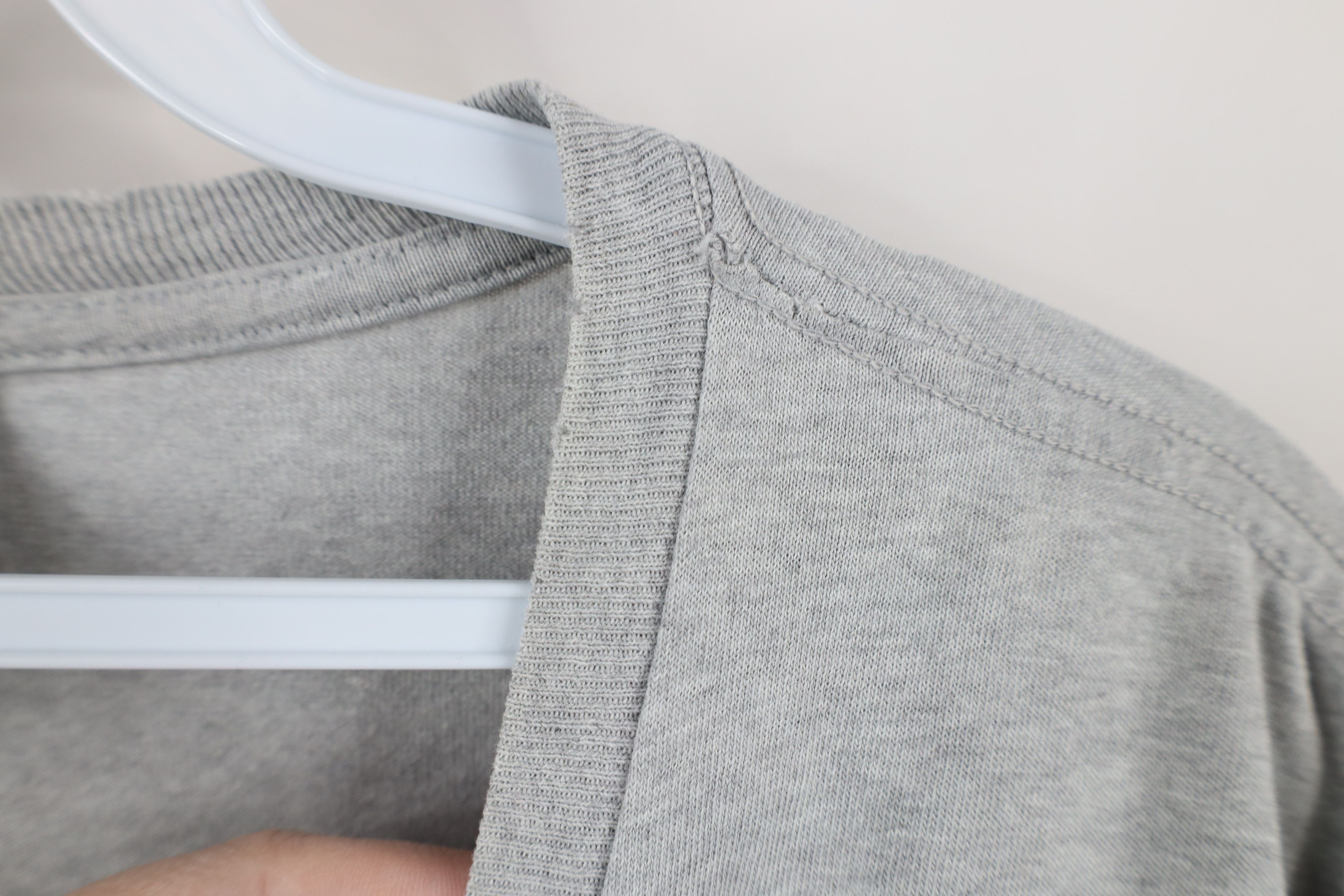 Calvin Klein × Vintage Vintage 90s Calvin Klein Spell Out Center Logo T-Shirt Gray Size US XL / EU 56 / 4 - 9 Thumbnail